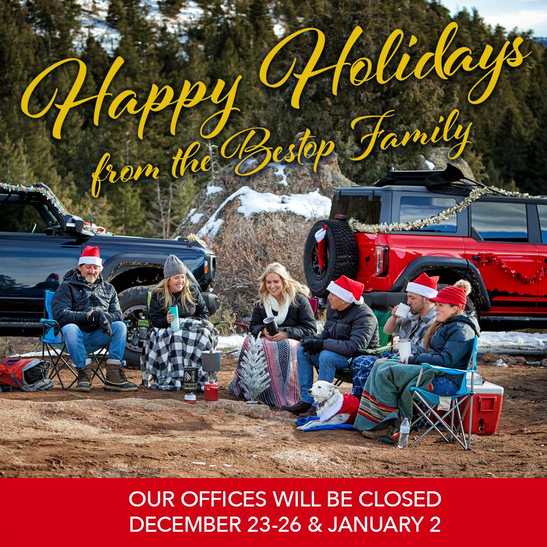 Ford Bronco Bestop Holiday Closure Bronco Happy-Holidays_Social_Banner_1080x1080_V3