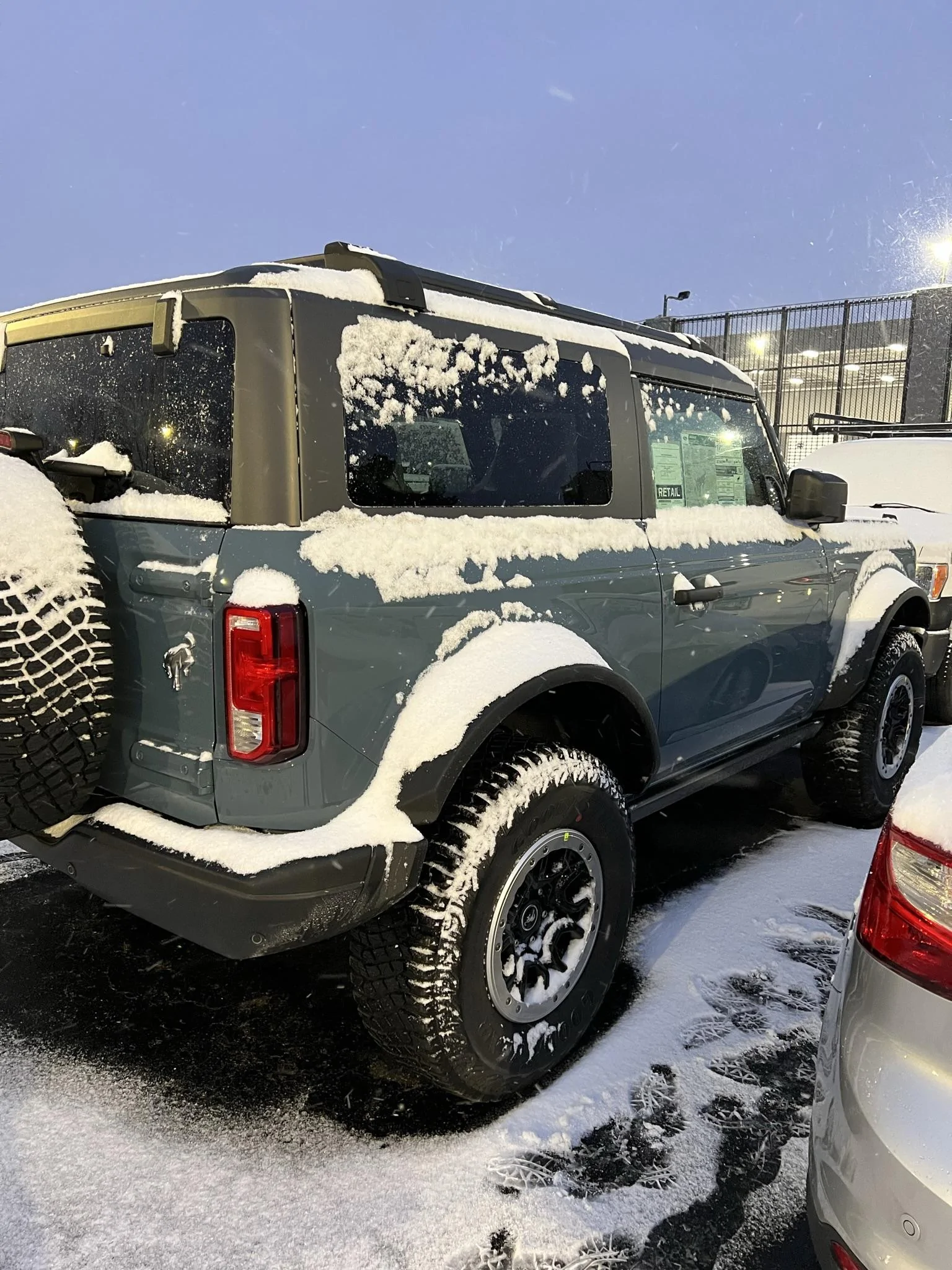 Ford Bronco 12/5/2022 Build week with spreadsheet IMG_1223