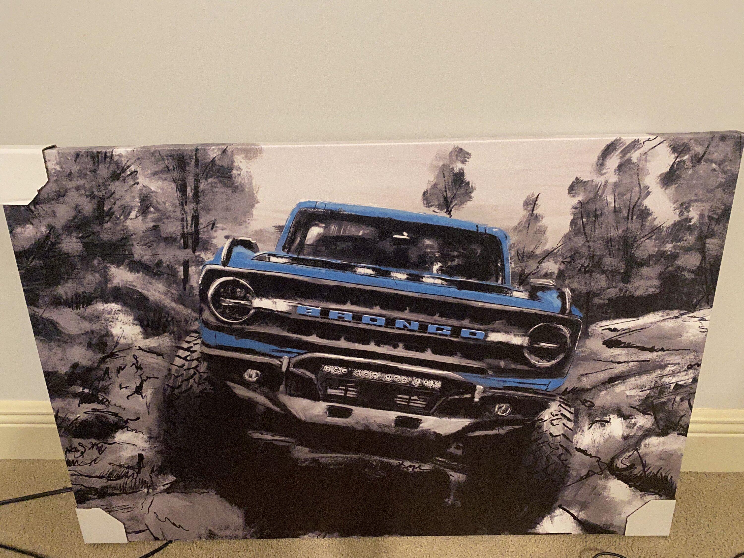 Ford Bronco Bronco Wall Art from Hobby Lobby 1BEB4690-4058-4225-BB11-6A105A202031