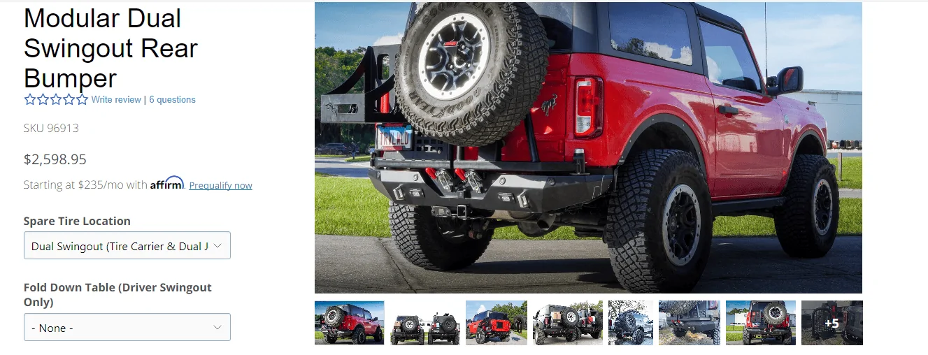 Ford Bronco Rear Bumper show off thread 1671399659039