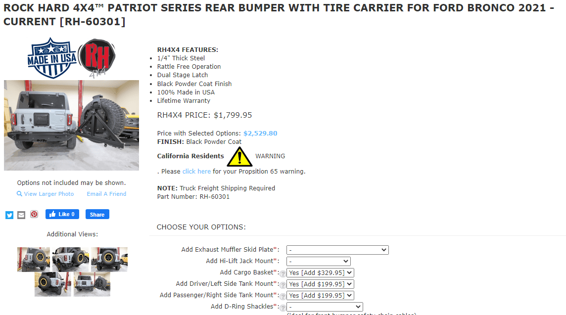 Ford Bronco Rear Bumper show off thread 1671401467244