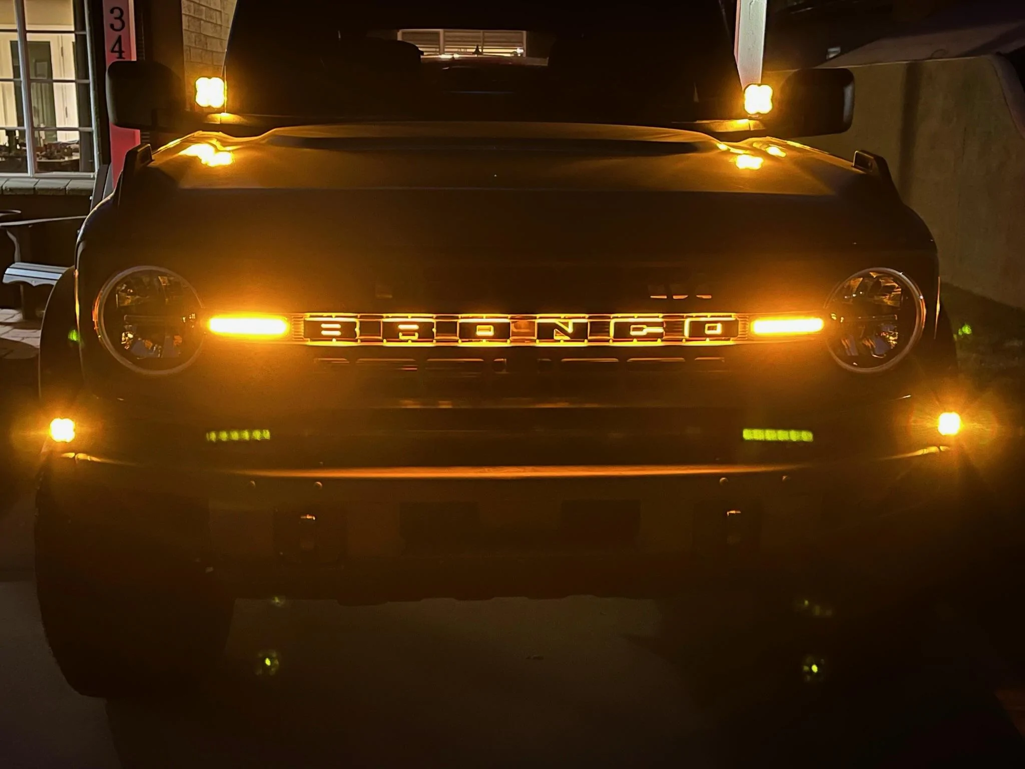 Ford Bronco Anybody have the Oracle grill letters in black with the amber background? 138D7C25-F8B6-473E-8B45-FE4E7D3422A0
