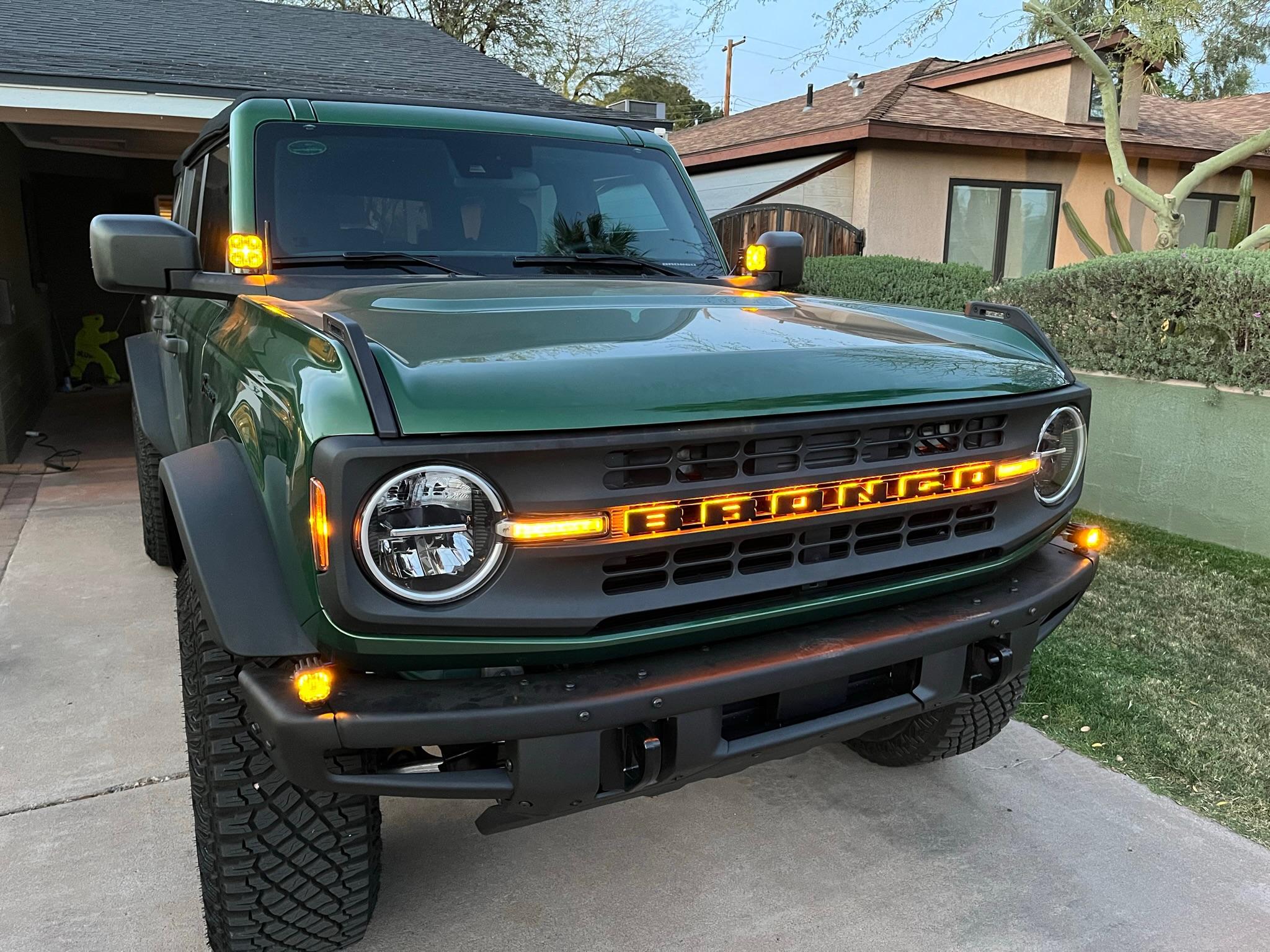 Ford Bronco Anybody have the Oracle grill letters in black with the amber background? 3670E6F6-9445-4FD1-8630-2A2FA0CF485B