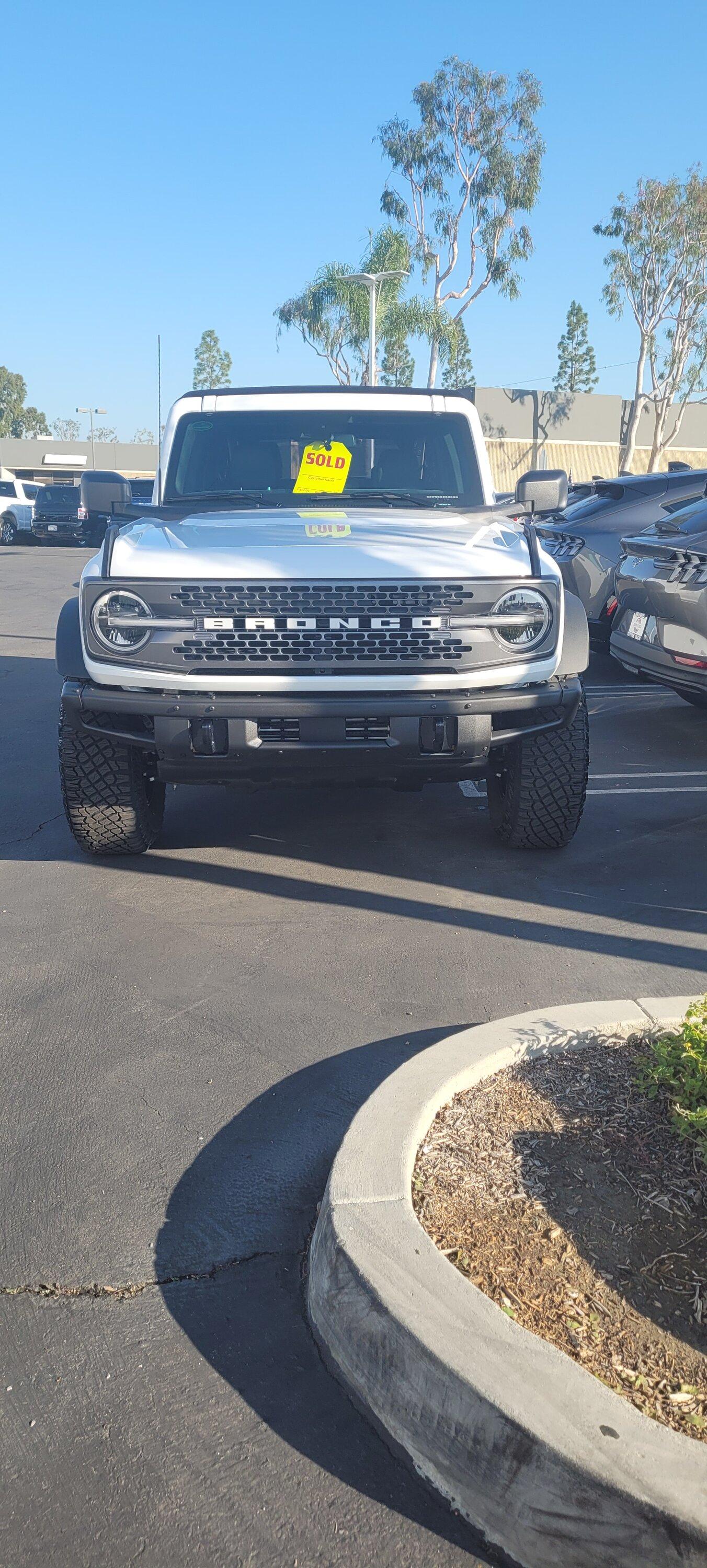 Ford Bronco 11/21/2022 Build Week w/Spreadsheet 20221220_142647