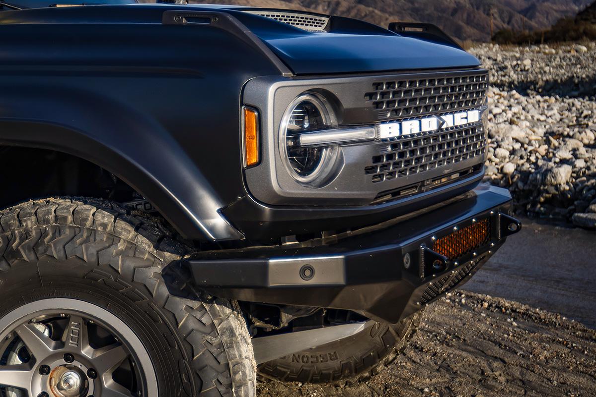 Ford Bronco ICON Impact Trail Series Front Bumper 195A5619X-1200w