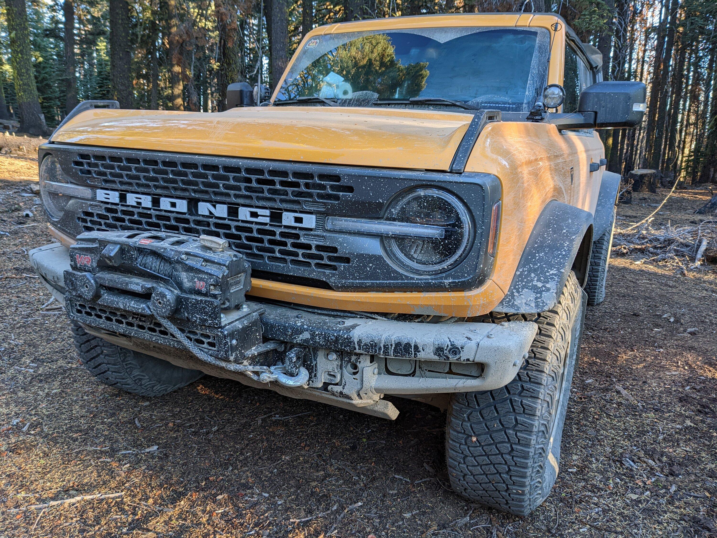 Ford Bronco Rough Country High Winch Installed VIDEO PXL_20221023_151139232