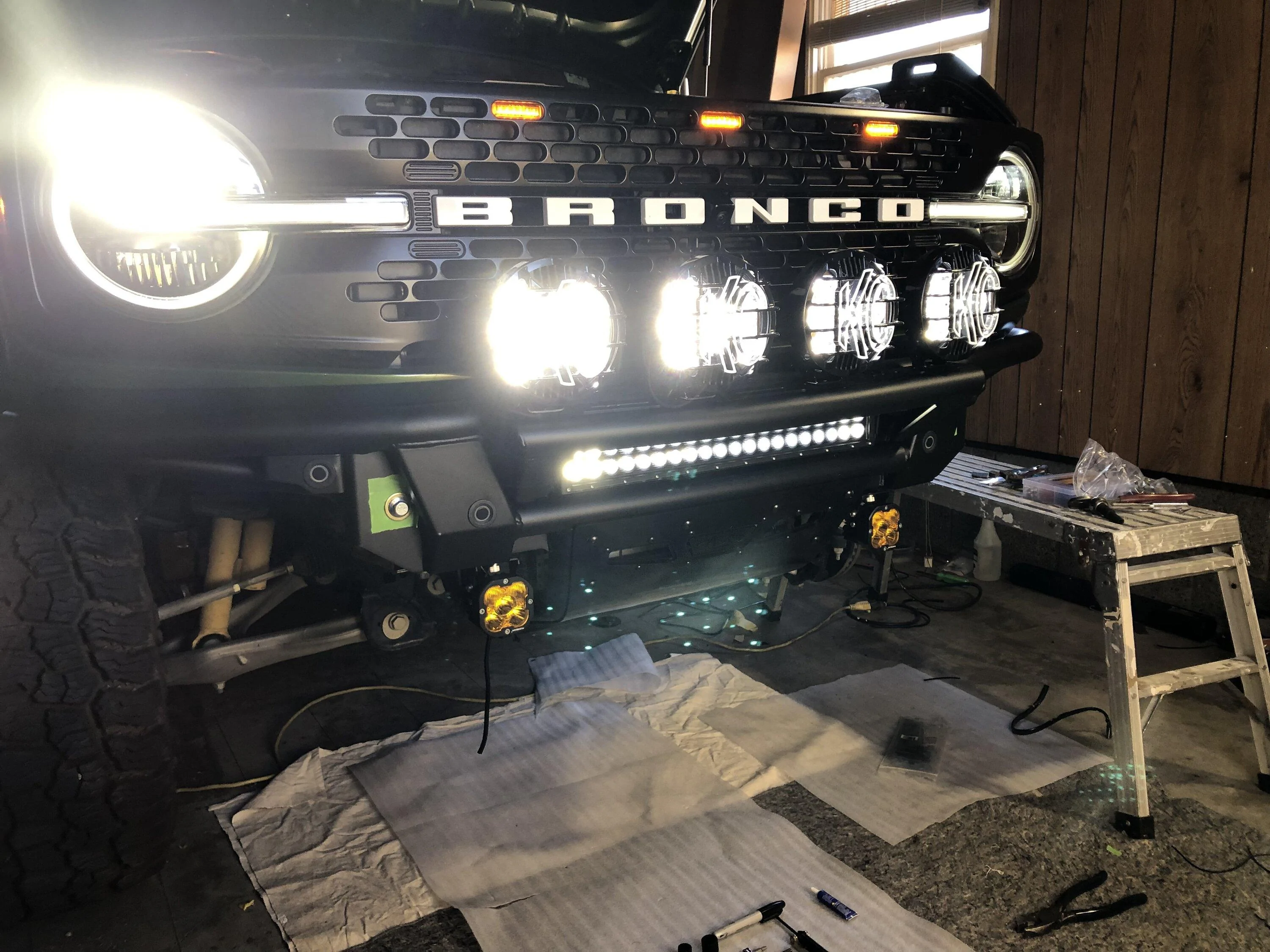 Ford Bronco ADD Pro Front Bumper & KC Lites Install. C408F775-540A-44CC-B437-DFBF5411E422