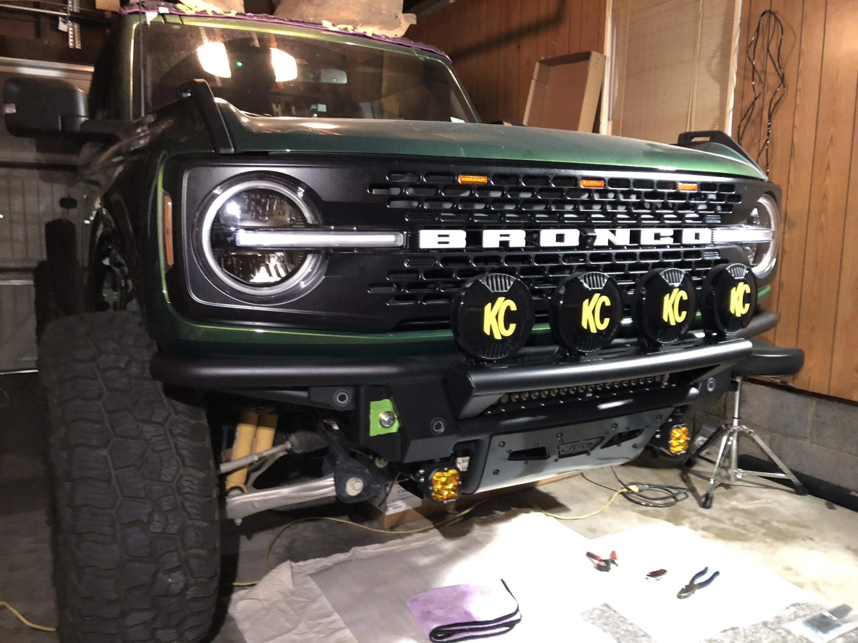 Ford Bronco ADD Pro Front Bumper & KC Lites Install. 1BD5A8FD-E838-4B63-B427-C8850E76670C