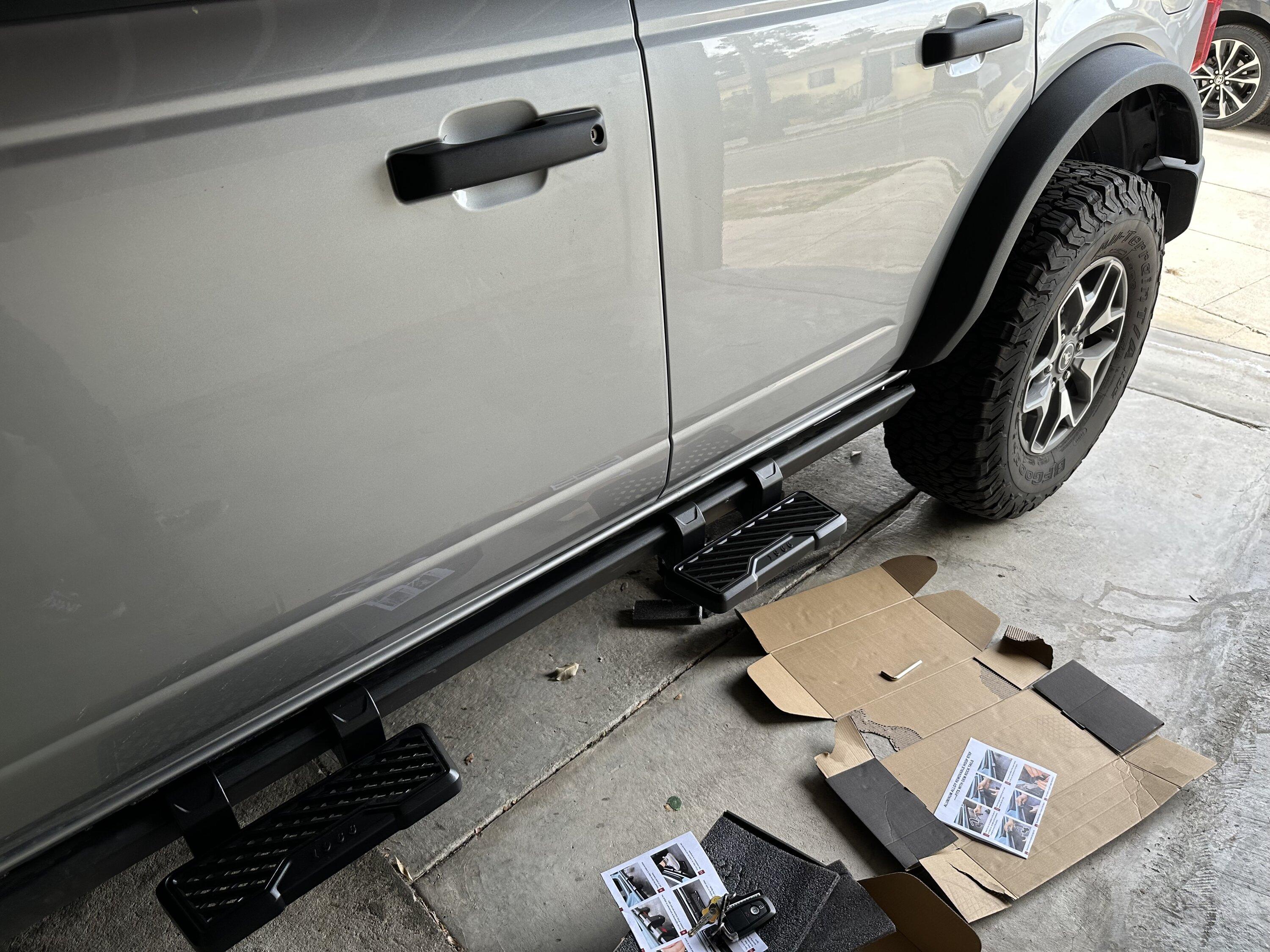 Ford Bronco Mabett Rock Rail Step Bars Available Now 1671749028354