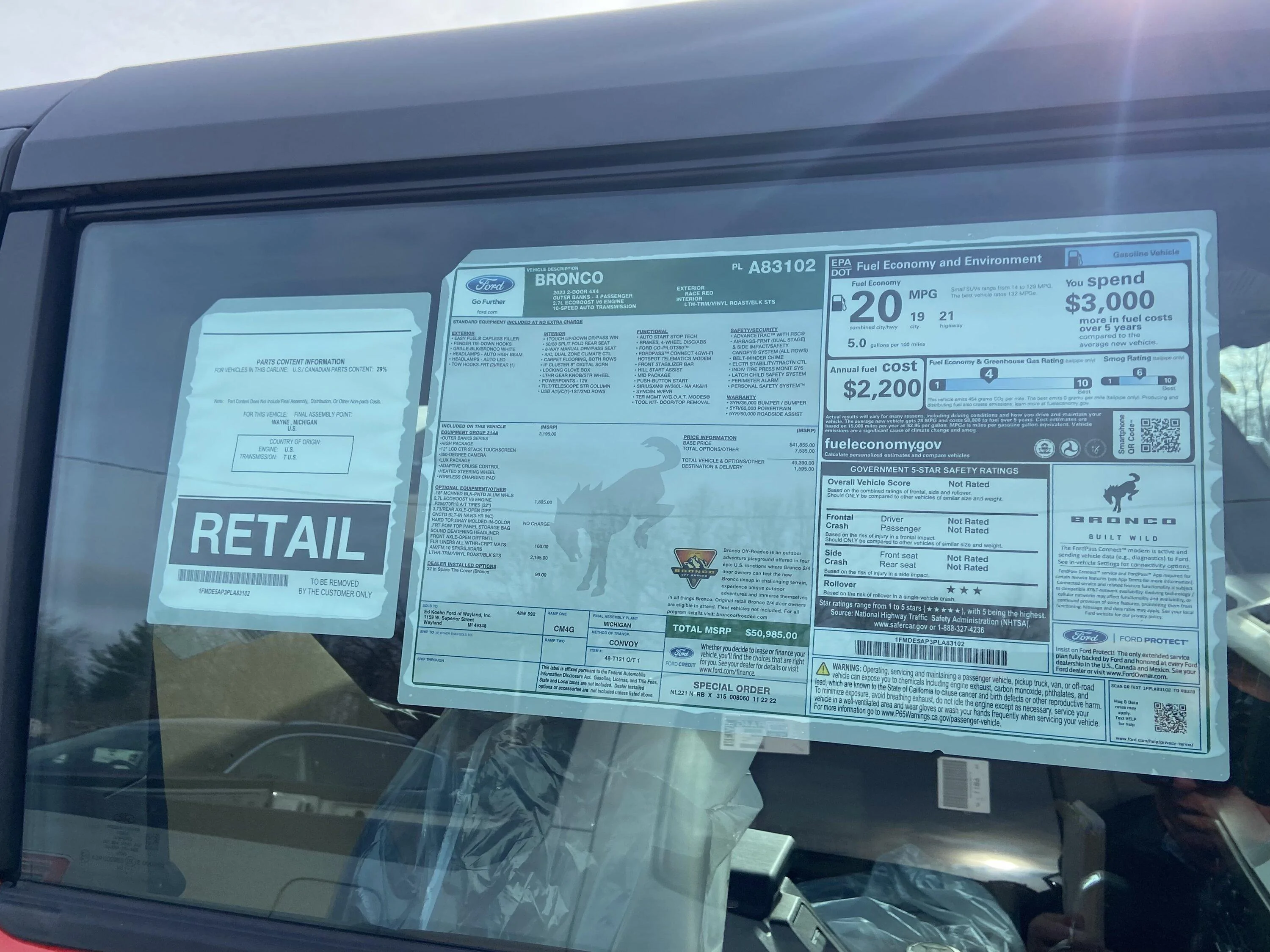 Ford Bronco My 2023 2 door arrived! 47DC8904-573D-4EFA-8F13-96A25203C71A