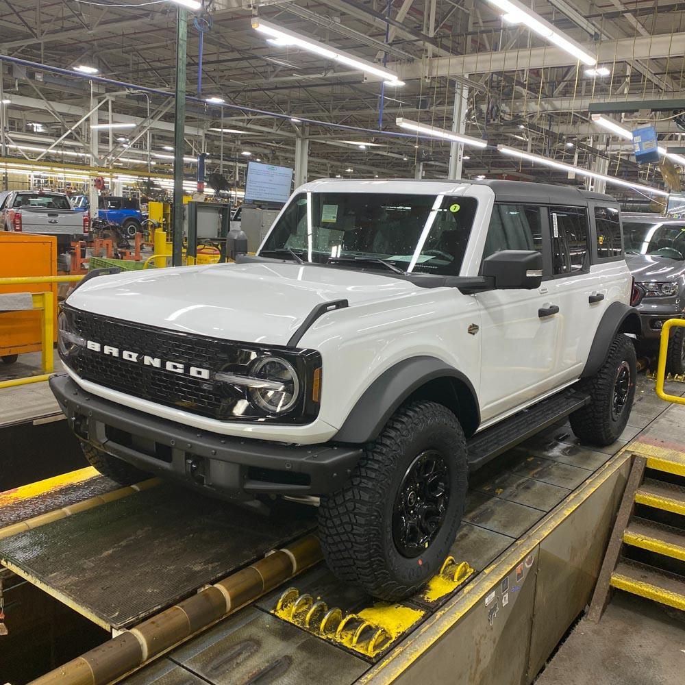 Ford Bronco 12/5/2022 Build week with spreadsheet image (1)