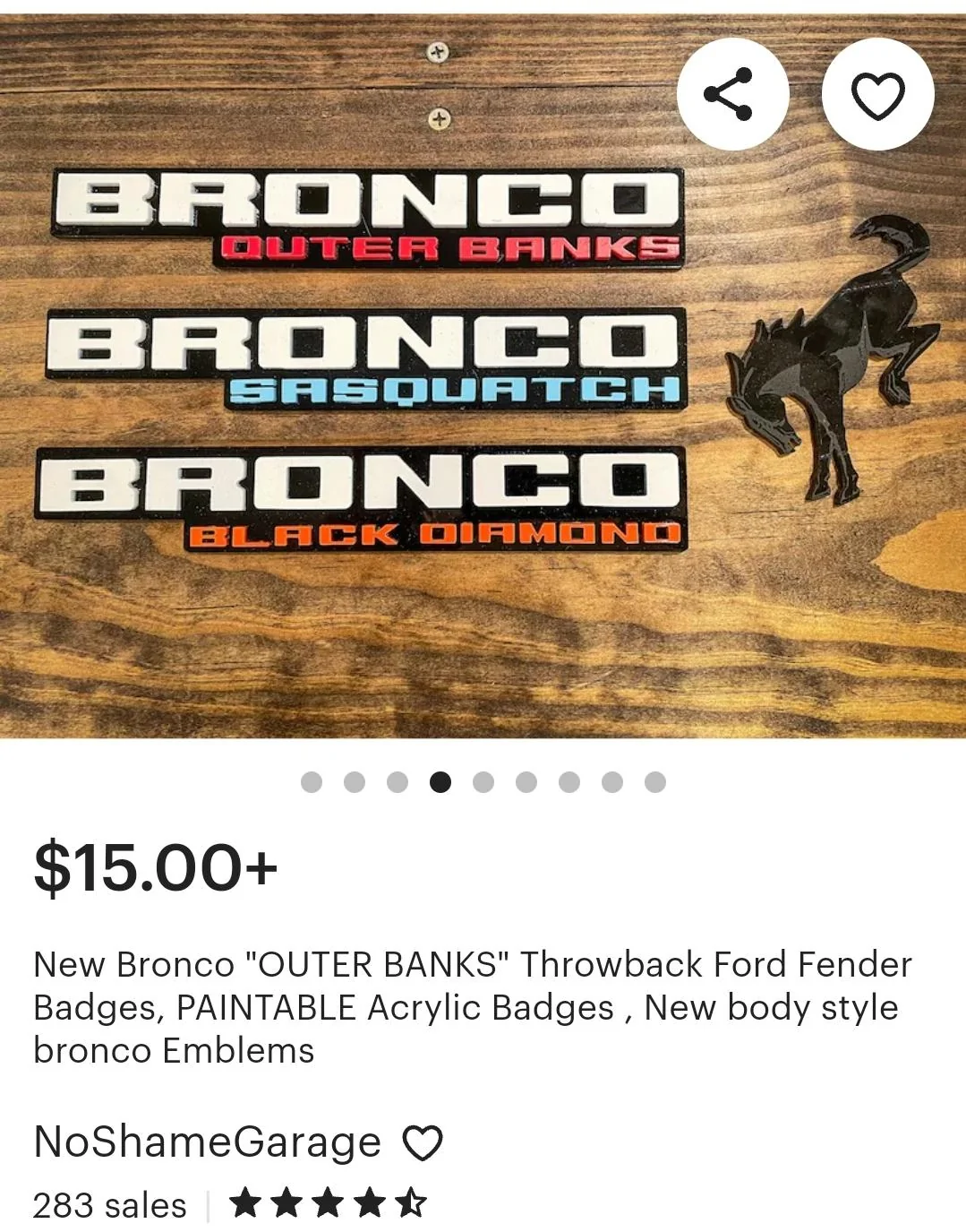 Ford Bronco Quality Bronco emblems (chrome Bronco in cursive letters)? Screenshot_20221223_223549_Chrom