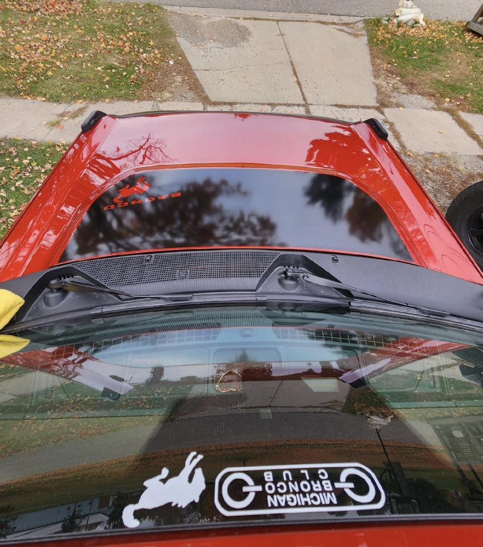 Ford Bronco Anyone installed the Weathertech hood protector? CF2C12F9-4847-427E-9AE8-119DAE382646