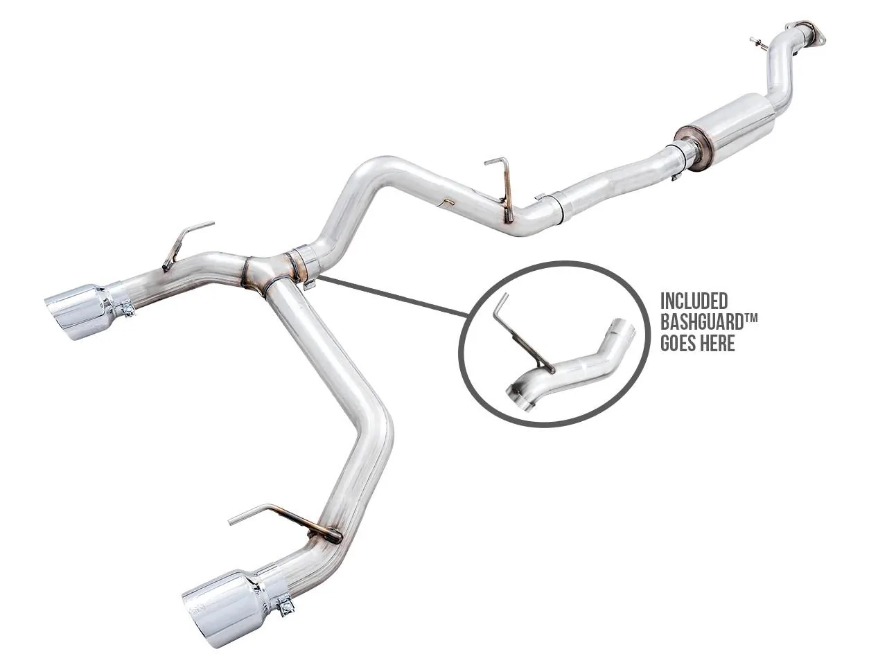 Ford Bronco New relocated muffler system 3015-32456_2