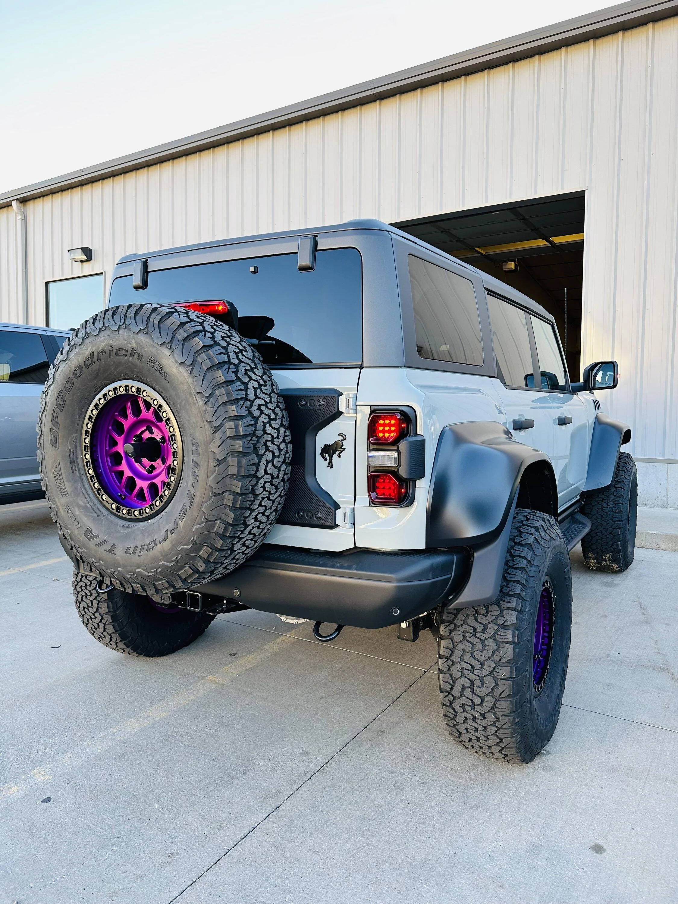 Ford Bronco 39" BFG KO2 tires + RPG Coil Spring Perch Collars on Bronco Raptor IMG_1069