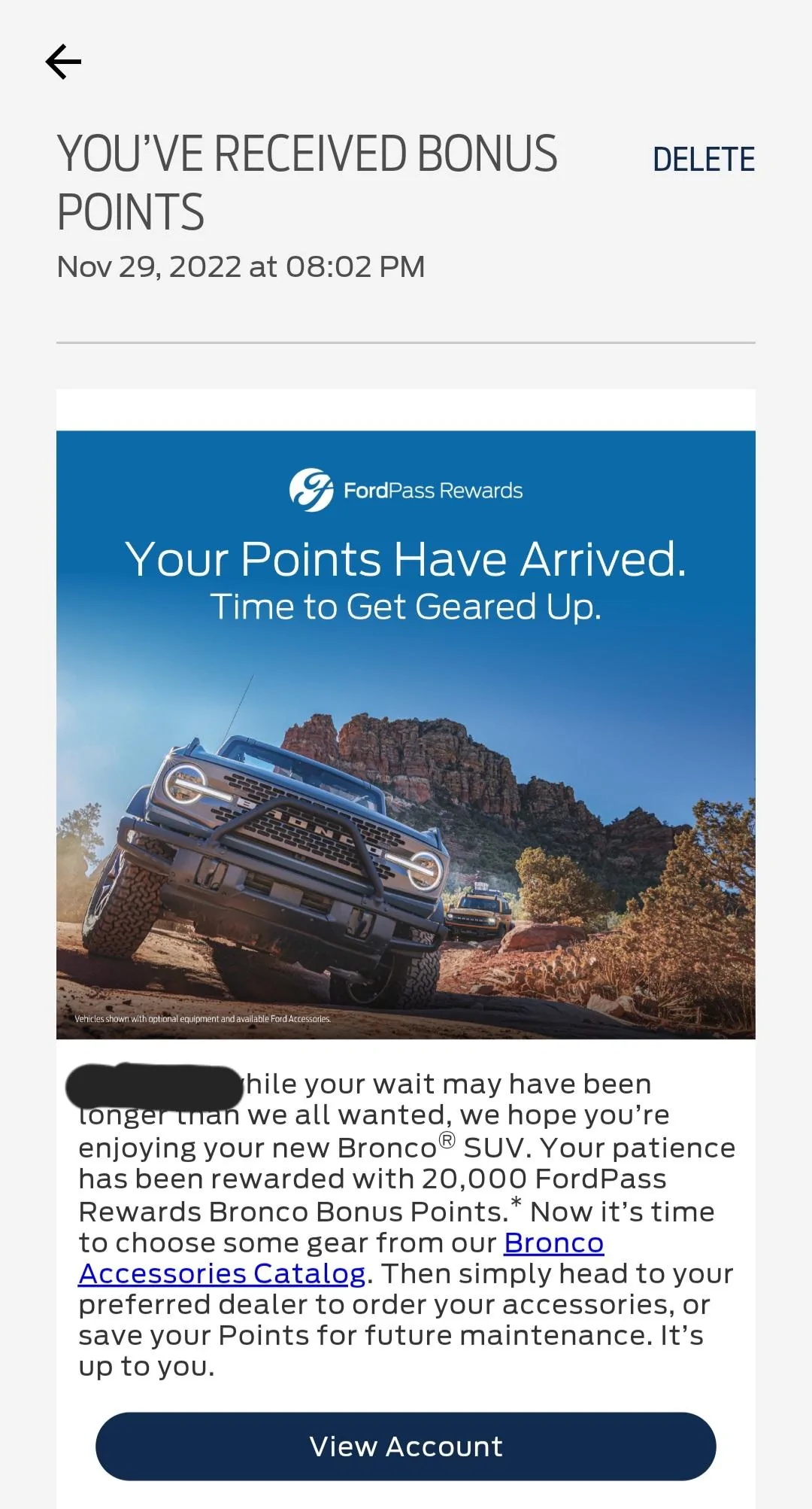 Ford Bronco Random Bonus Points Screenshot_20221226_124655_FordPass