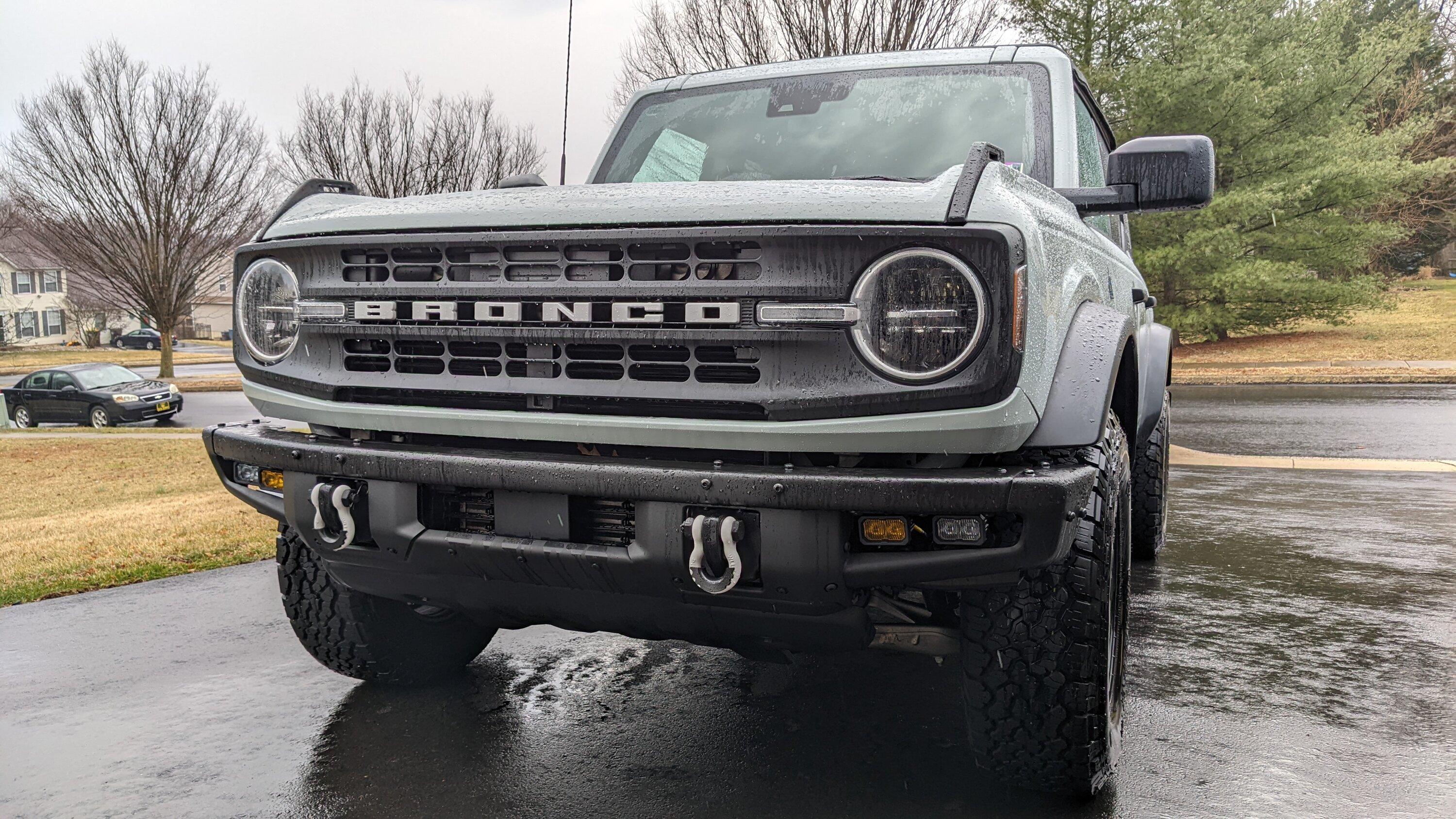 Ford Bronco Front bumper shackles for Cactus Gray Bronco PXL_20220306_151141626