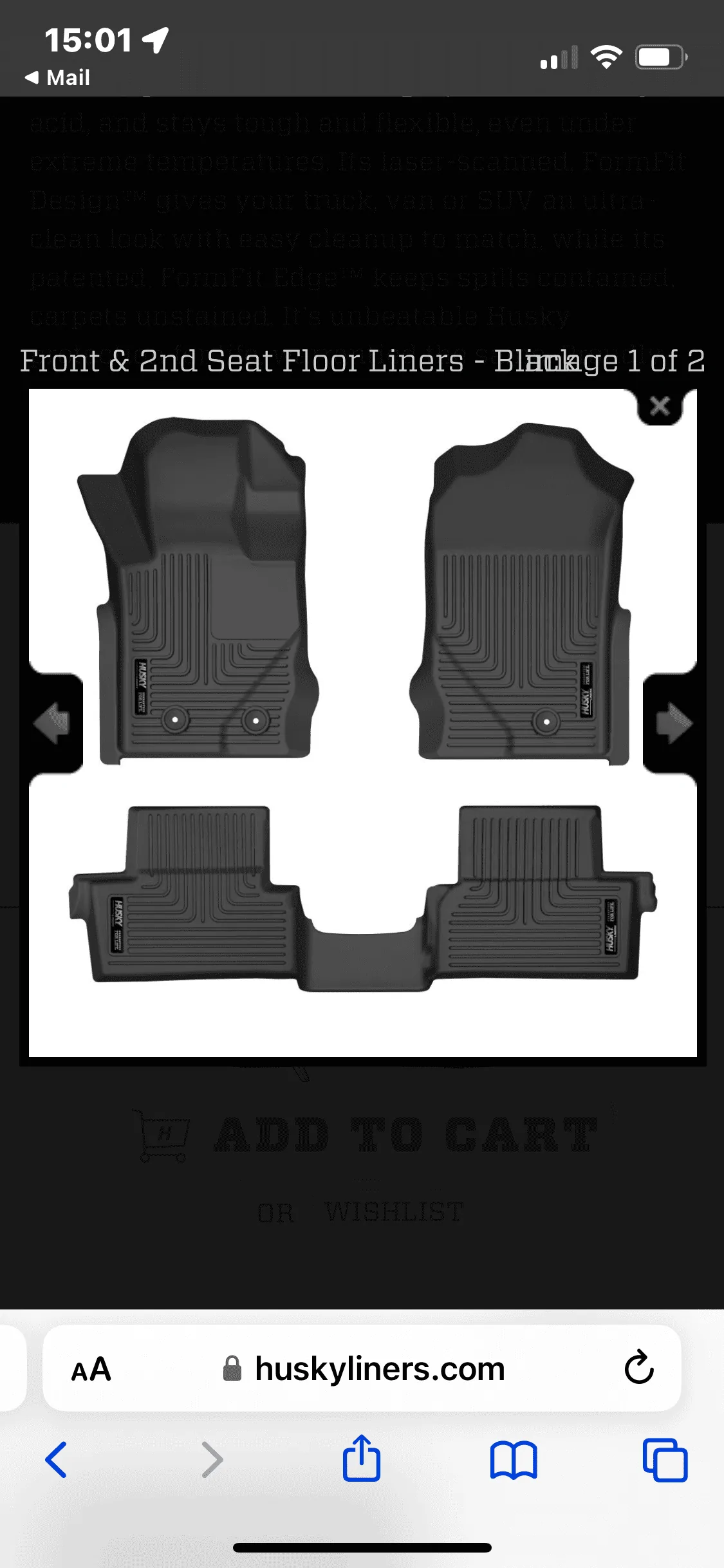 Ford Bronco Rubber floor mats recommendation? 6D27C558-7063-4556-9851-FE60BE74808C