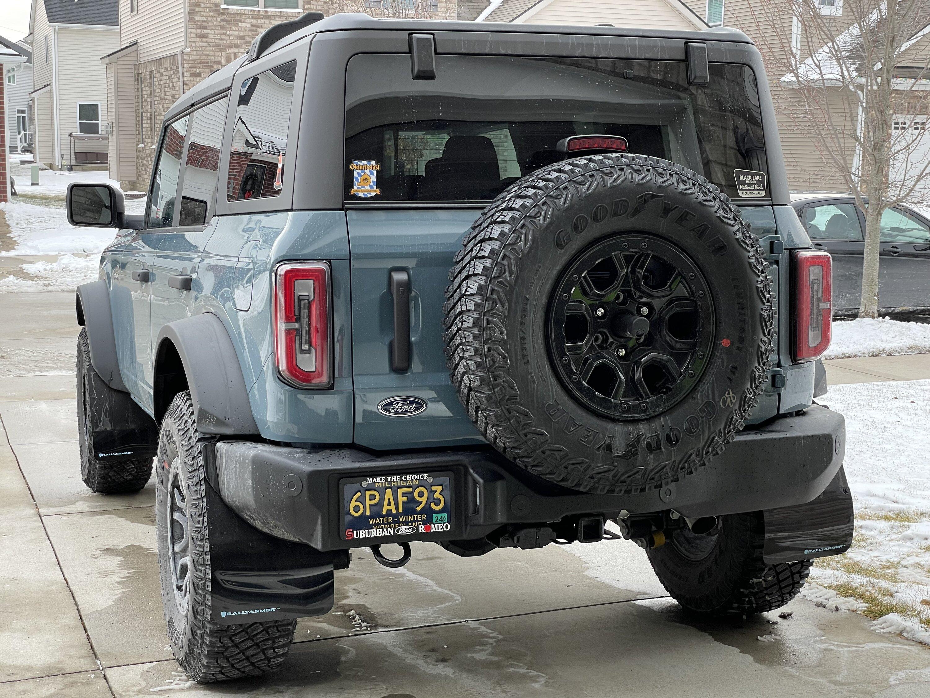 Ford Bronco Rally Armor Mud Flaps Are Finally Available! IMG_7345