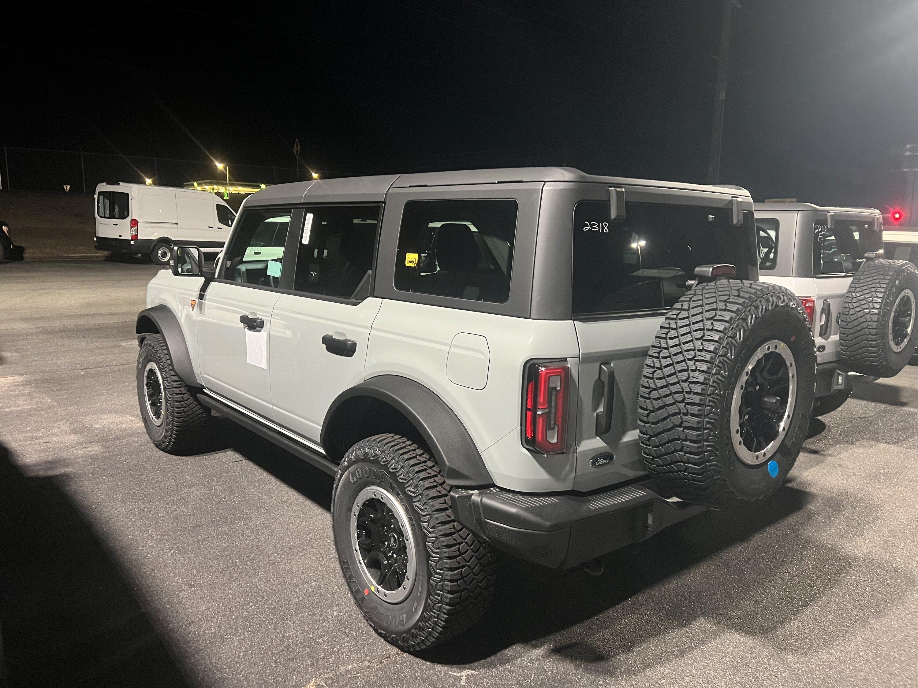 Ford Bronco 12/5/2022 Build week with spreadsheet 66DF40DB-E78E-4347-82CE-B66CBB6B7EB5