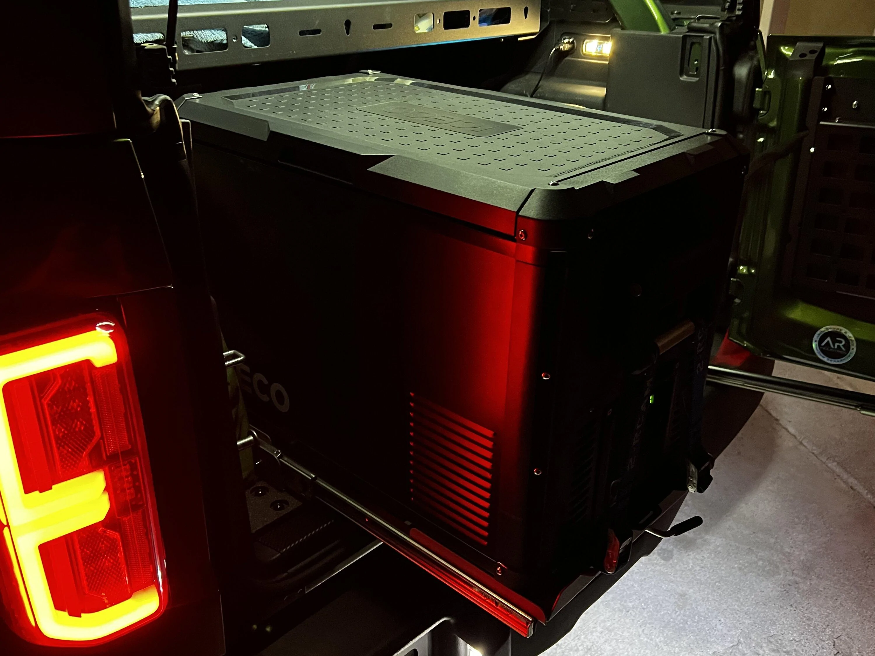 Confirming Dometic Cooler size for Raptor/4 door Bronco | Page 2 ...