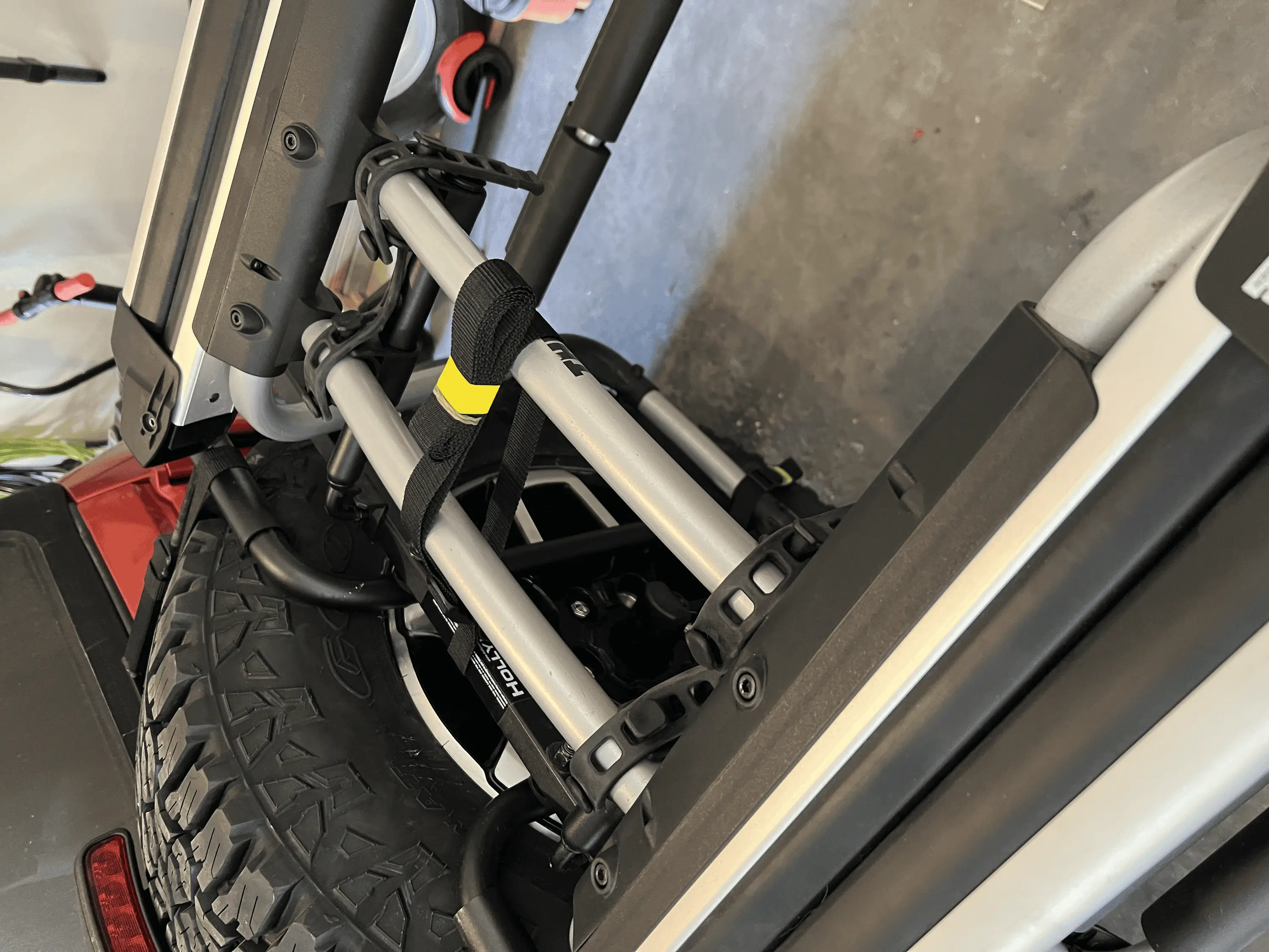 Ford Bronco Solution for Bike/Ski rack for soft tops without a hitch tempImageISJRT
