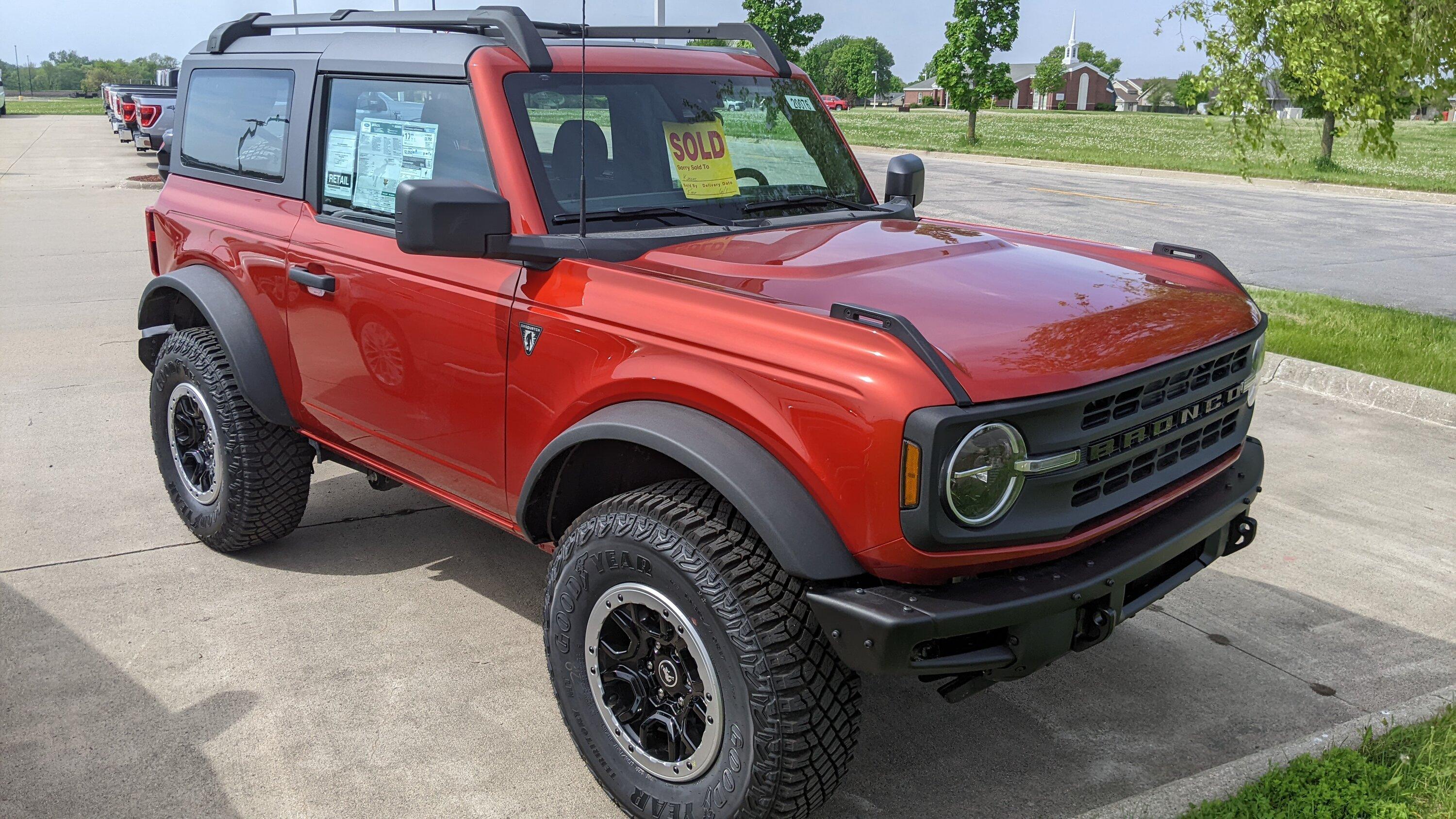 Ford Bronco Base Bronco Sasquatch 45234