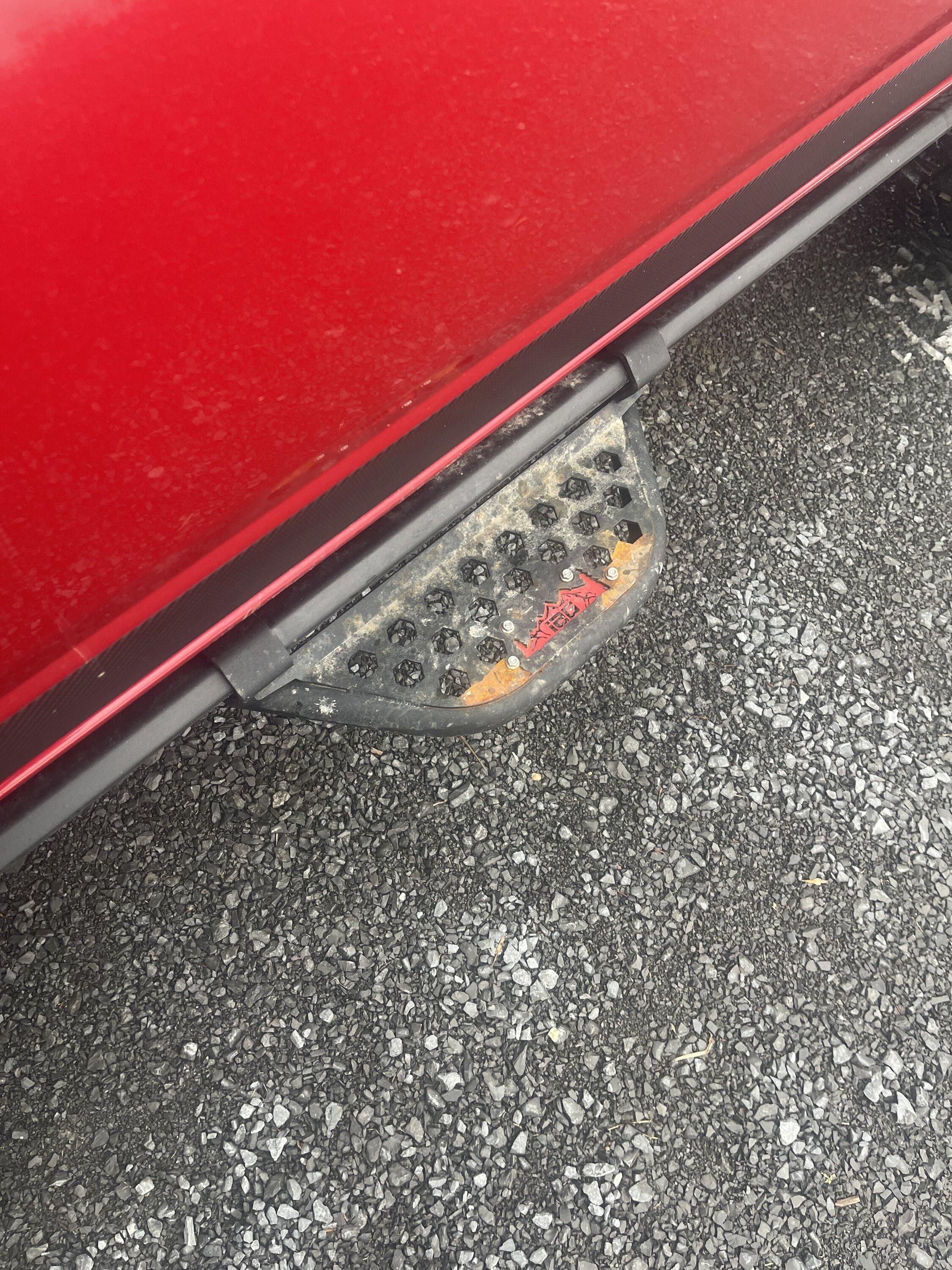Ford Bronco IAG steps rusting after a month? image