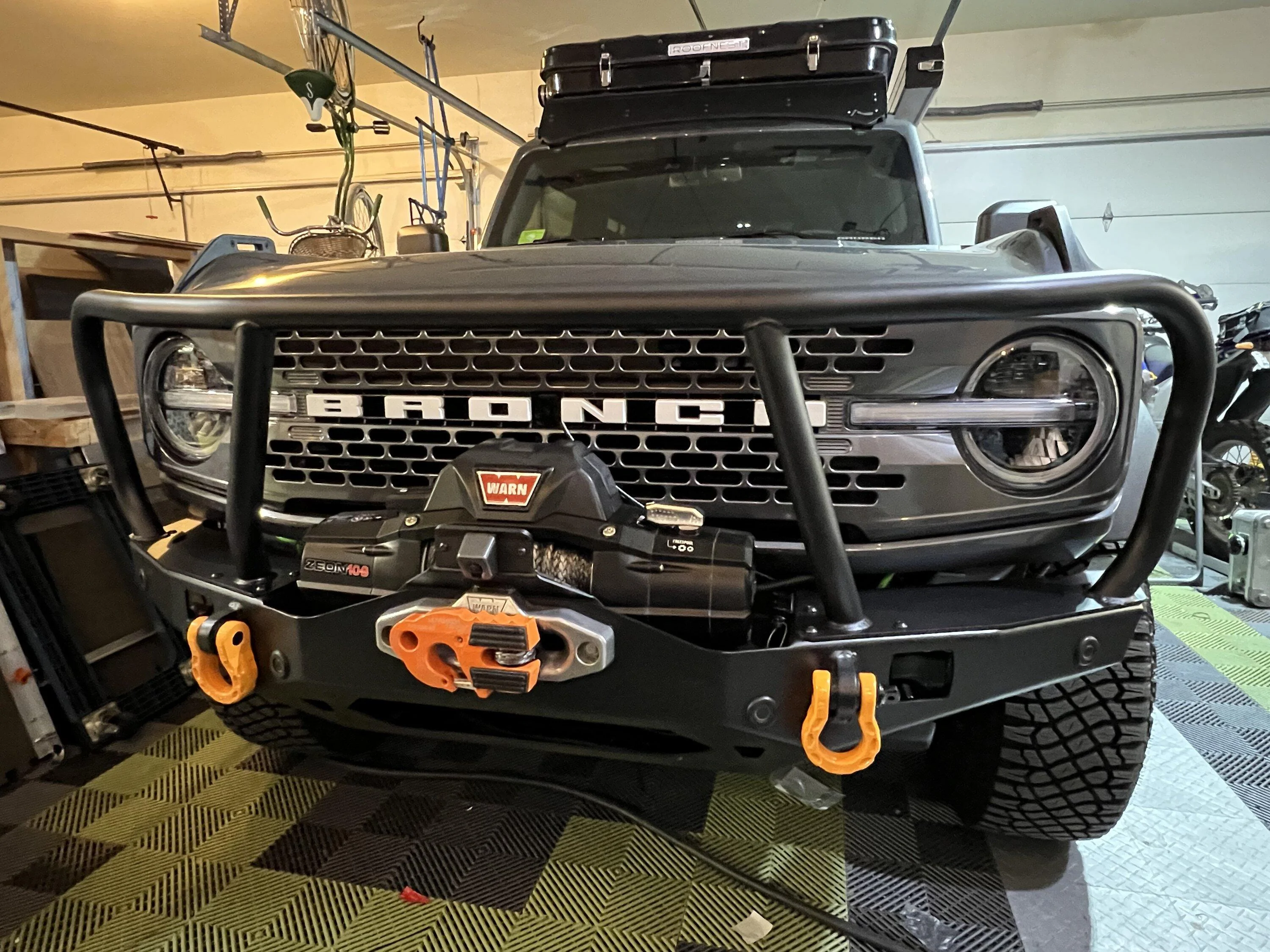Ford Bronco JCR Vanguard Bumper Installed! 38C20694-94F0-4E36-8875-F0E2810A7D41