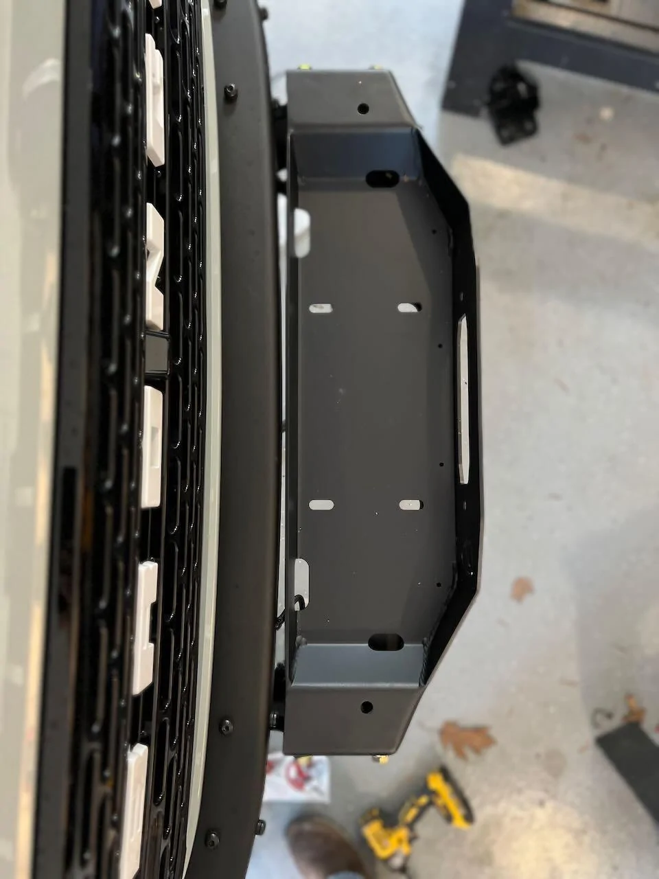 Ford Bronco JCR Offroad Winch Plate/License Plate Bracket/Camera Relo/Zeon 10S Install & Photos IMG_3529