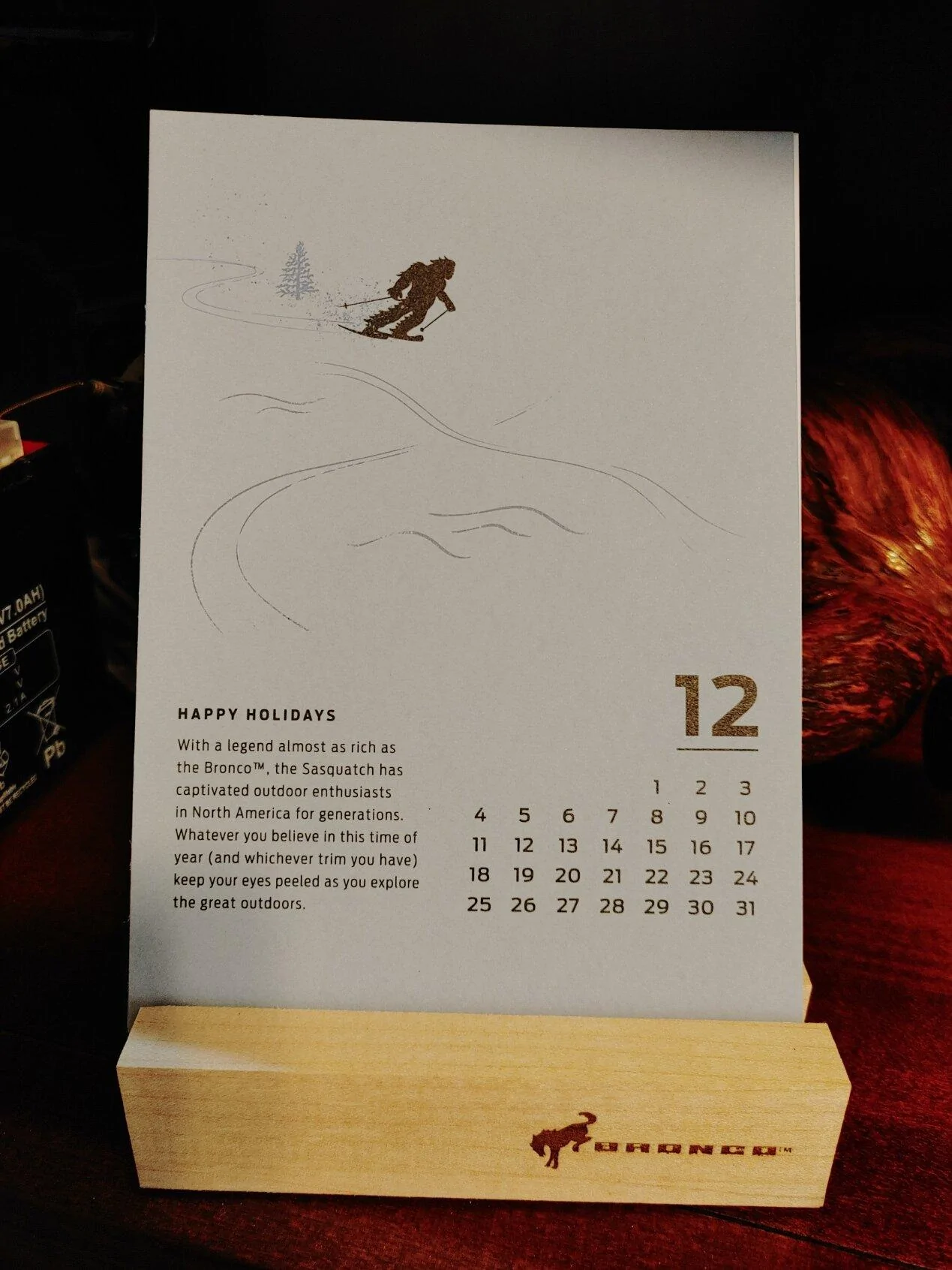 Ford Bronco Bronco Calendar, anyone find a refill? Bronco Calendar