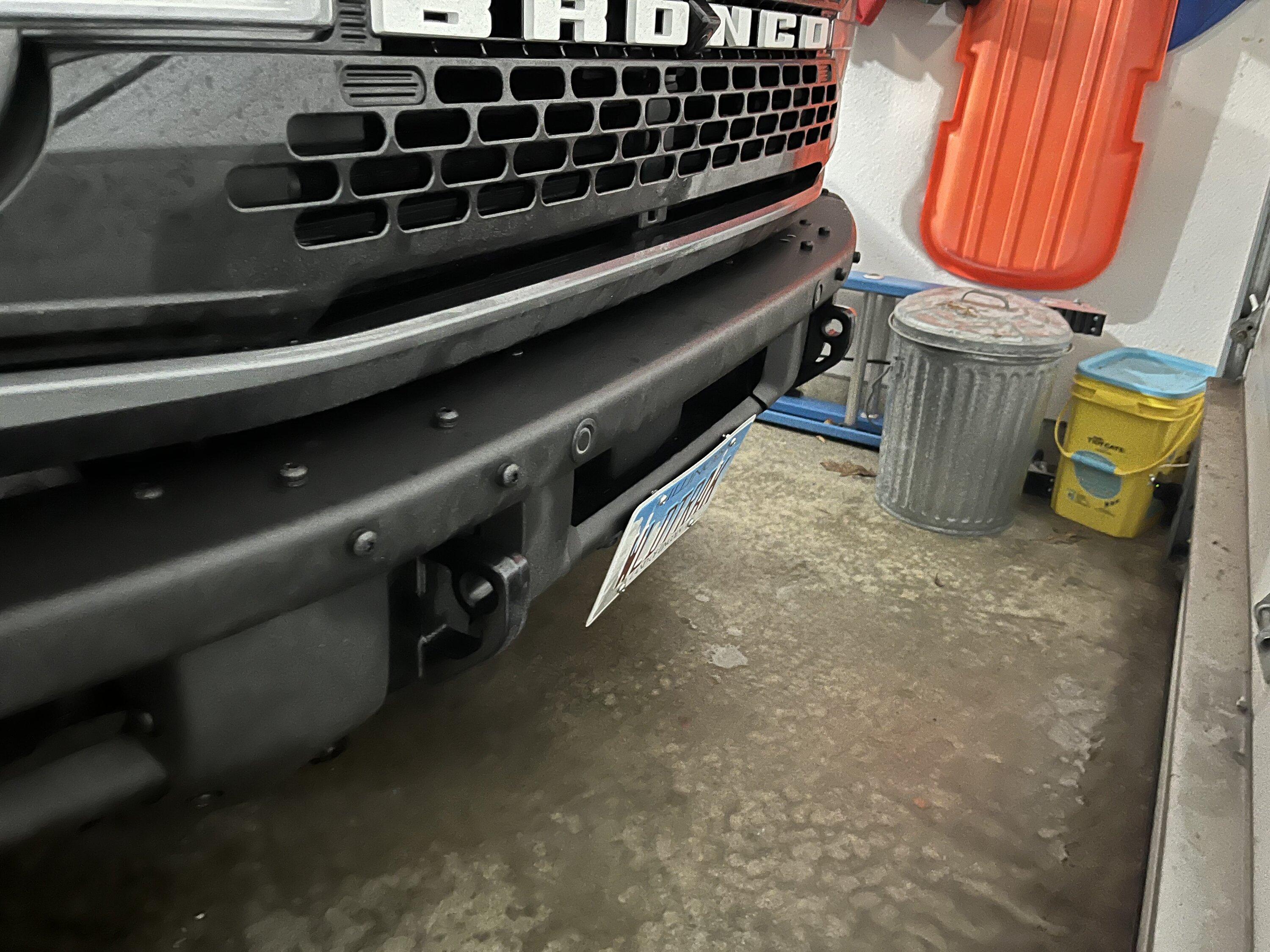 Ford Bronco License Plate Bracket for Wildtrak plate2