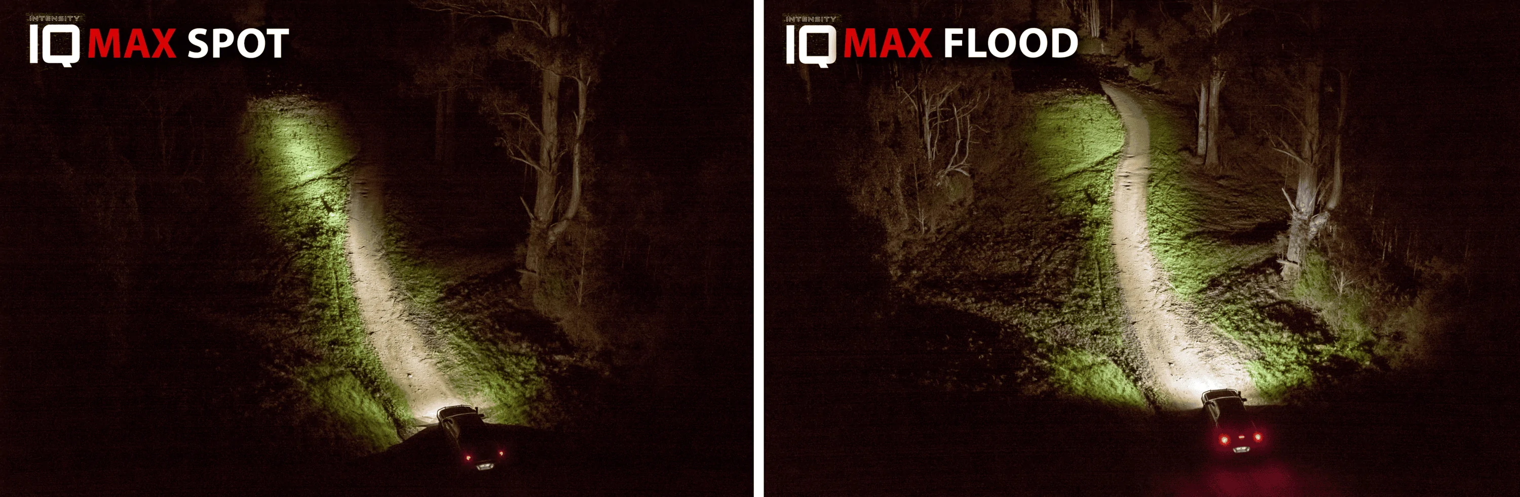 Ford Bronco ARB Intensity IQ – The Next Step in Driving Light Innovation: Smart lights that do it all Spot v Flood (Drone)