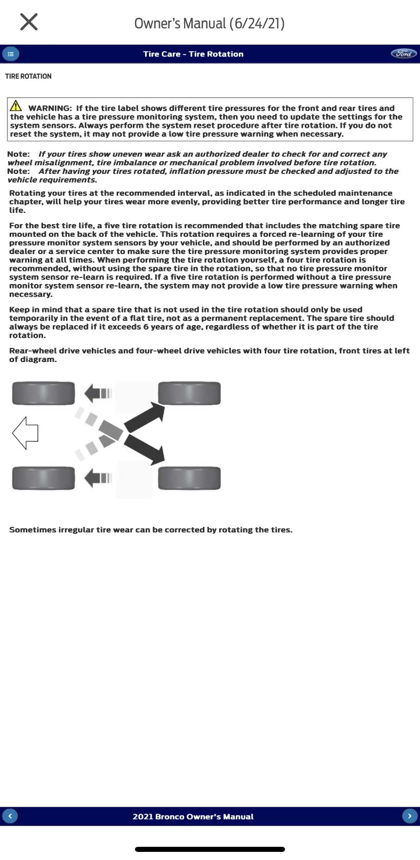 5 Tire Rotation - Bronco TPMS Sensors -The FACTS | Page 4 | Bronco6G ...