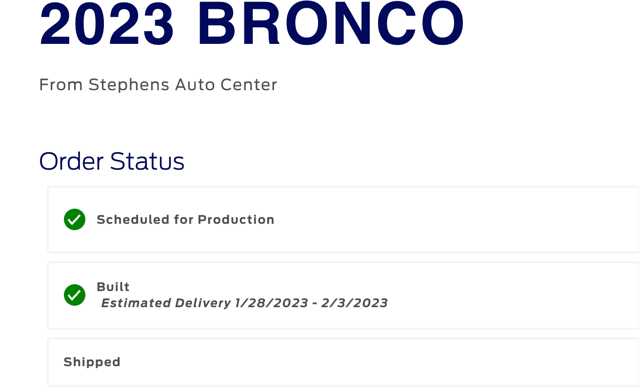 Ford Bronco The Plan & Offer - Stephens Auto Center's Mid Atlantic Bronco Connection Screenshot 2023-01-04 at 9.55.12 AM