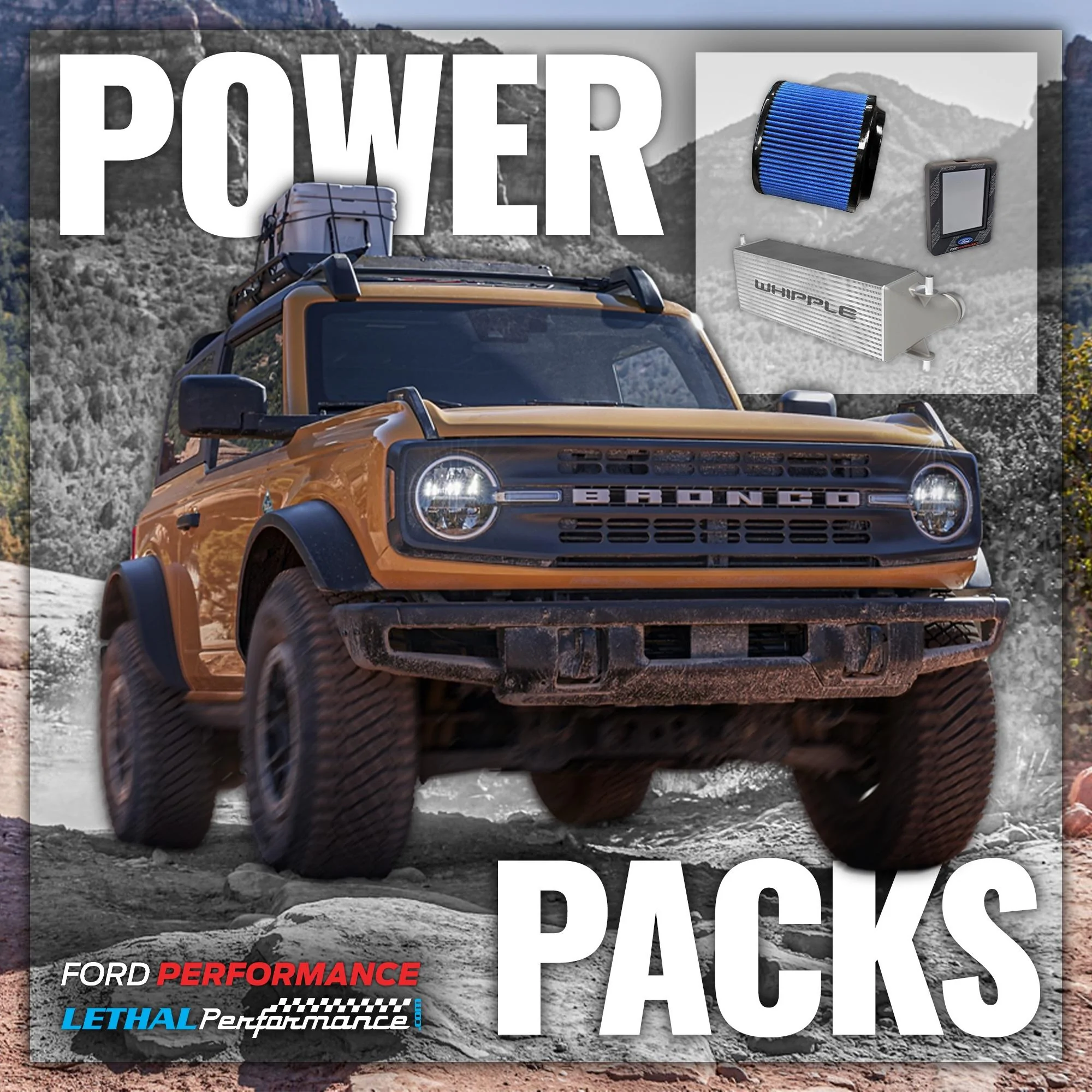 Ford Bronco Ford Performance Power Packs available NOW here at Lethal Performance!! bronco power packs f