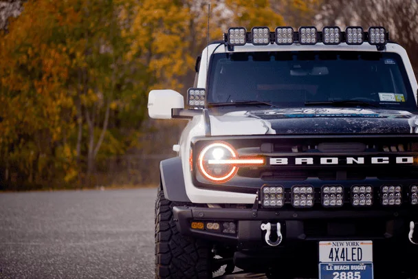 Ford Bronco FRONT HEADLIGHTS - LED Bulb Replacement 1672869065622