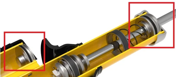 Ford Bronco BILSTEIN ESCV Bronco suspension / shocks explained - "End Stop Control Valve" Dampers (Bronco HOSS Suspension w/ Position Sensitive Dampers) HOSS-Detail