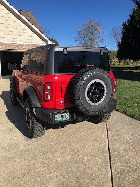 Ford Bronco My 2 Door Race Red Bronco Heritage Build My Bronco 3