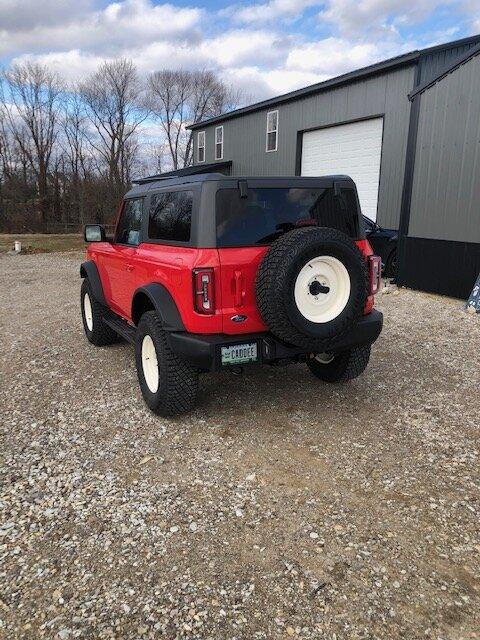 Ford Bronco My 2 Door Race Red Bronco Heritage Build My Bronco 5