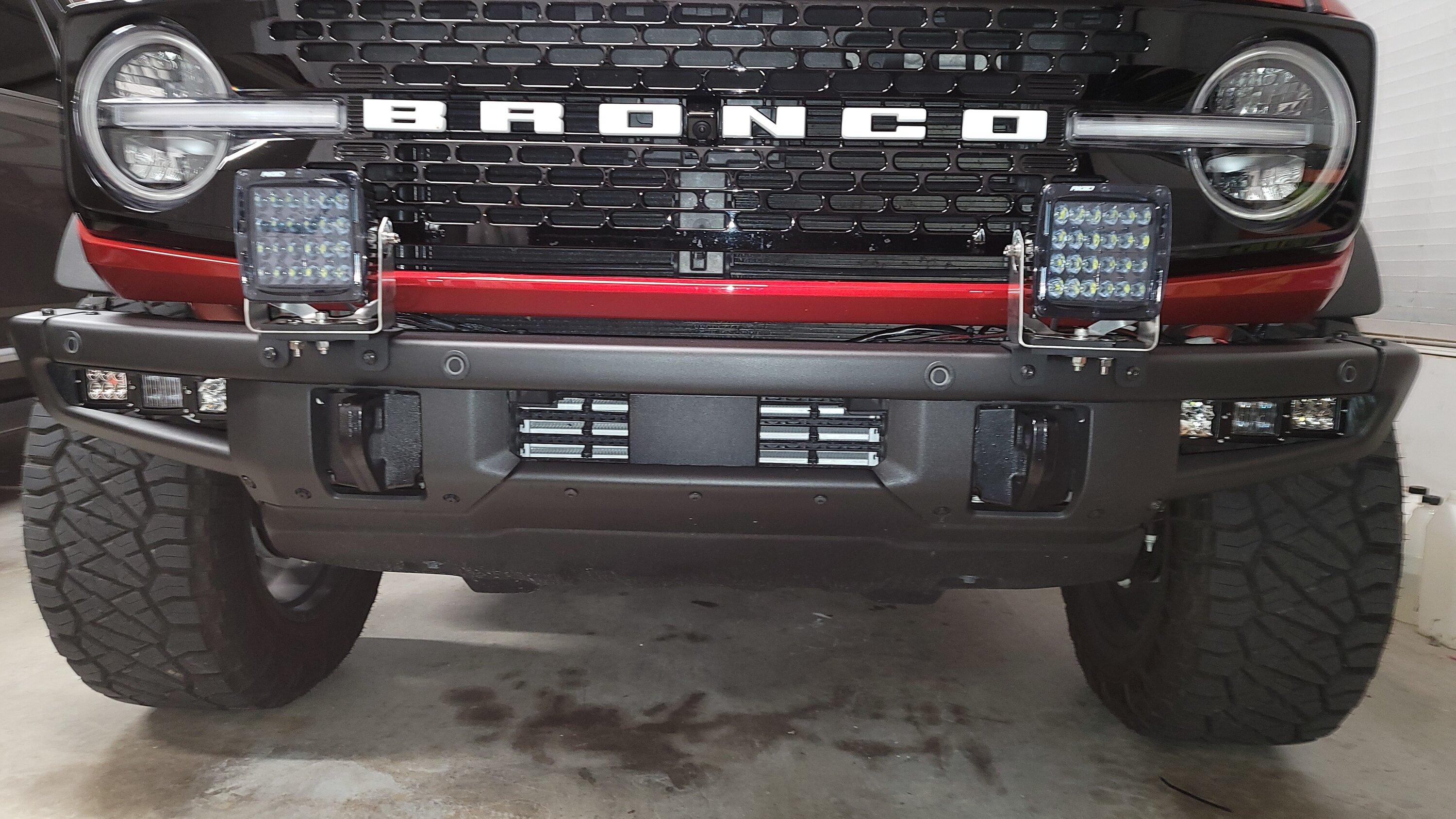 Ford Bronco Single Light Bumper Mounts 20221206_182530