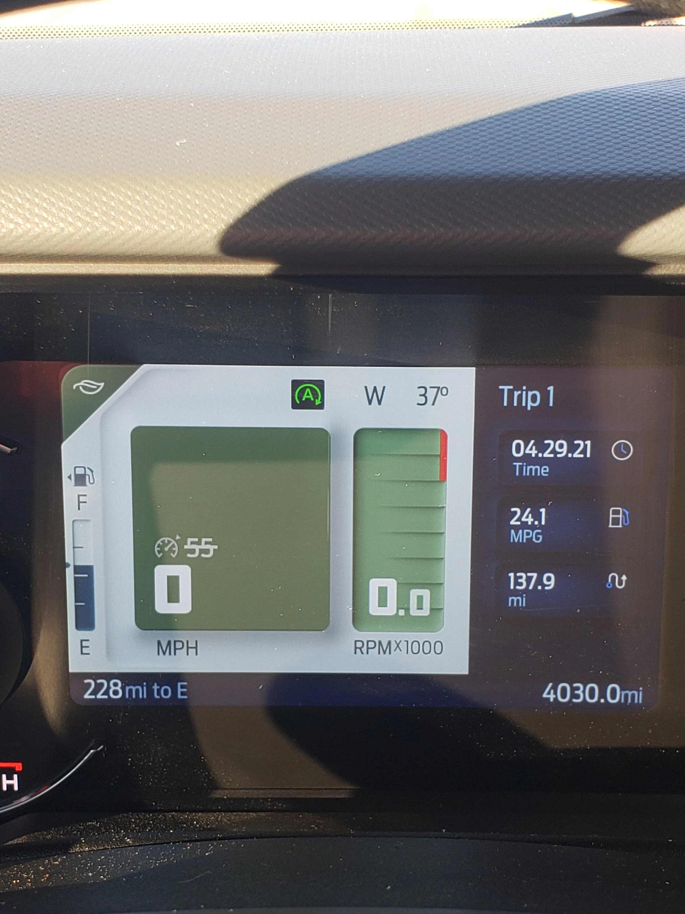 Ford Bronco ECO mode is awesome! 20230106_084059