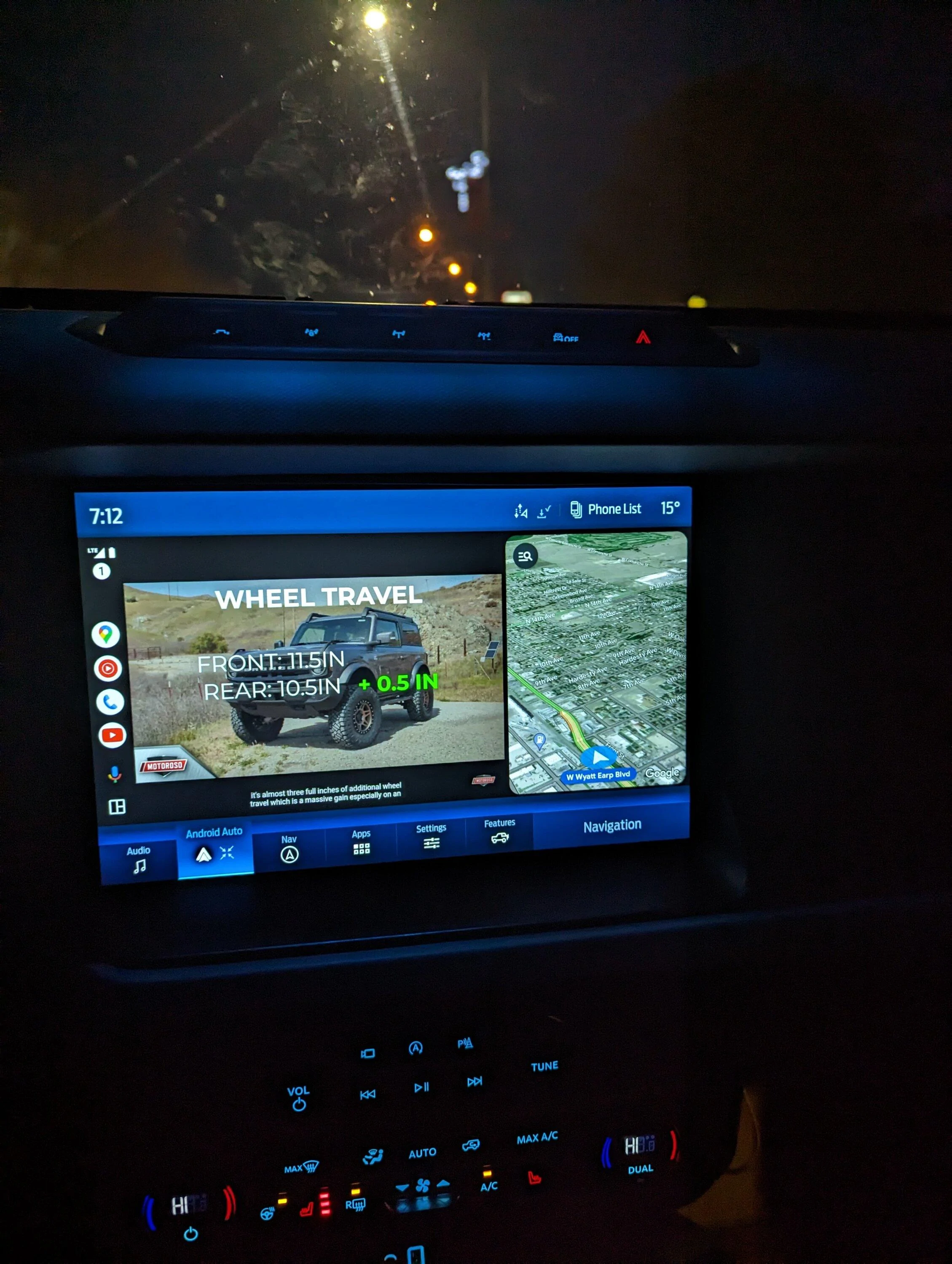 Ford Bronco Android Auto Coolwalk w/ Full Split Screen (Public Stable Release) Now Working in Bronco! PXL_20230105_131256889