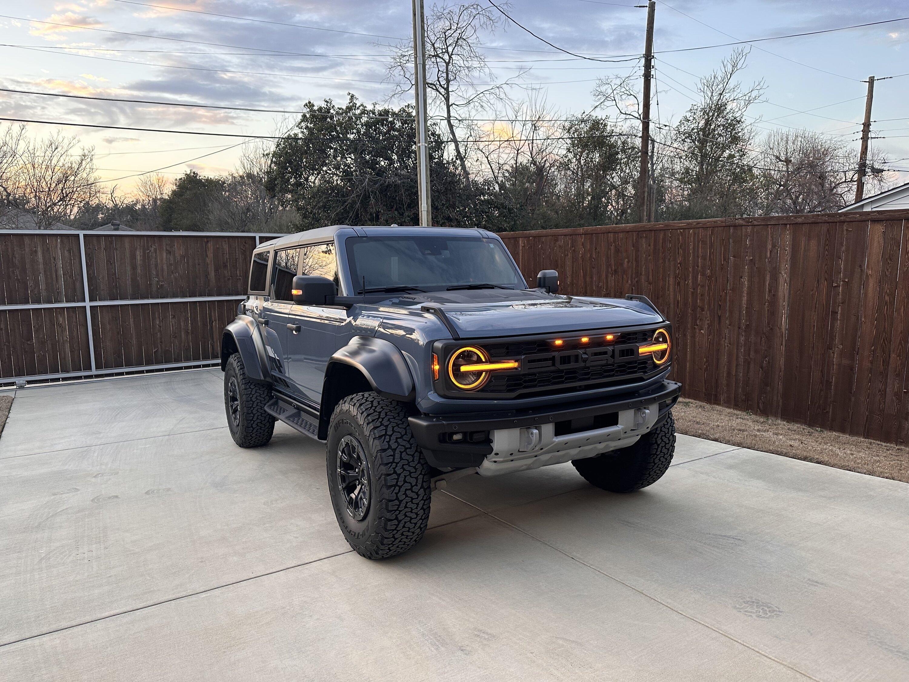 Ford Bronco 2023 Azure Gray Metallic Bronco Raptor ... picked up this beautiful beast 32B736A8-806A-4D0D-826F-C03CA11A3737