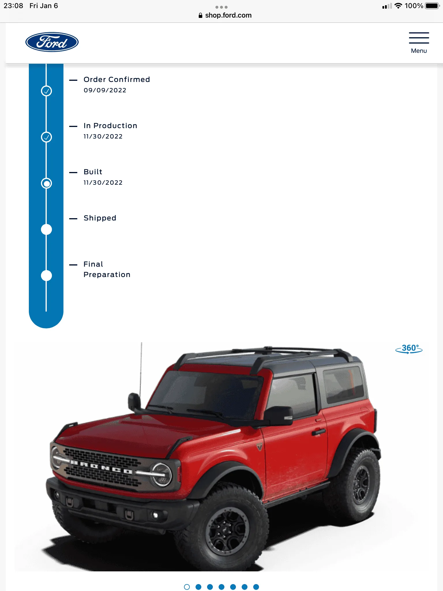 Ford Bronco 11/28/2022 Build Week ADBF659C-2D58-48E4-AA56-889DBFC7555F