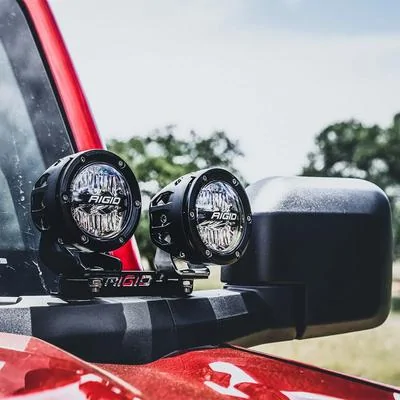 Ford Bronco Rigid Dual Pod A-Pillar Mount Kit - Lightly used 46721-2021_ford_bronco_dual_pod_a-pillar_mount_kit_lifestyle-02