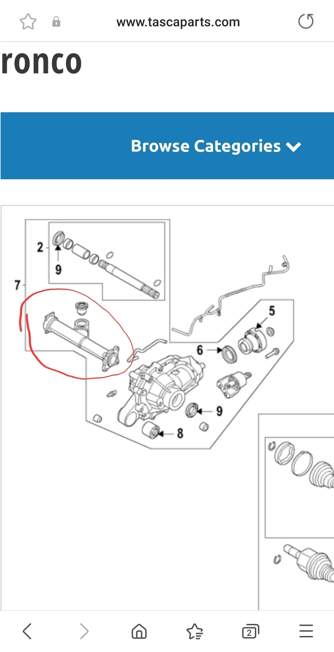 Ford Bronco Intermediate Shaft case Screenshot_20230107_162014_Samsung Internet