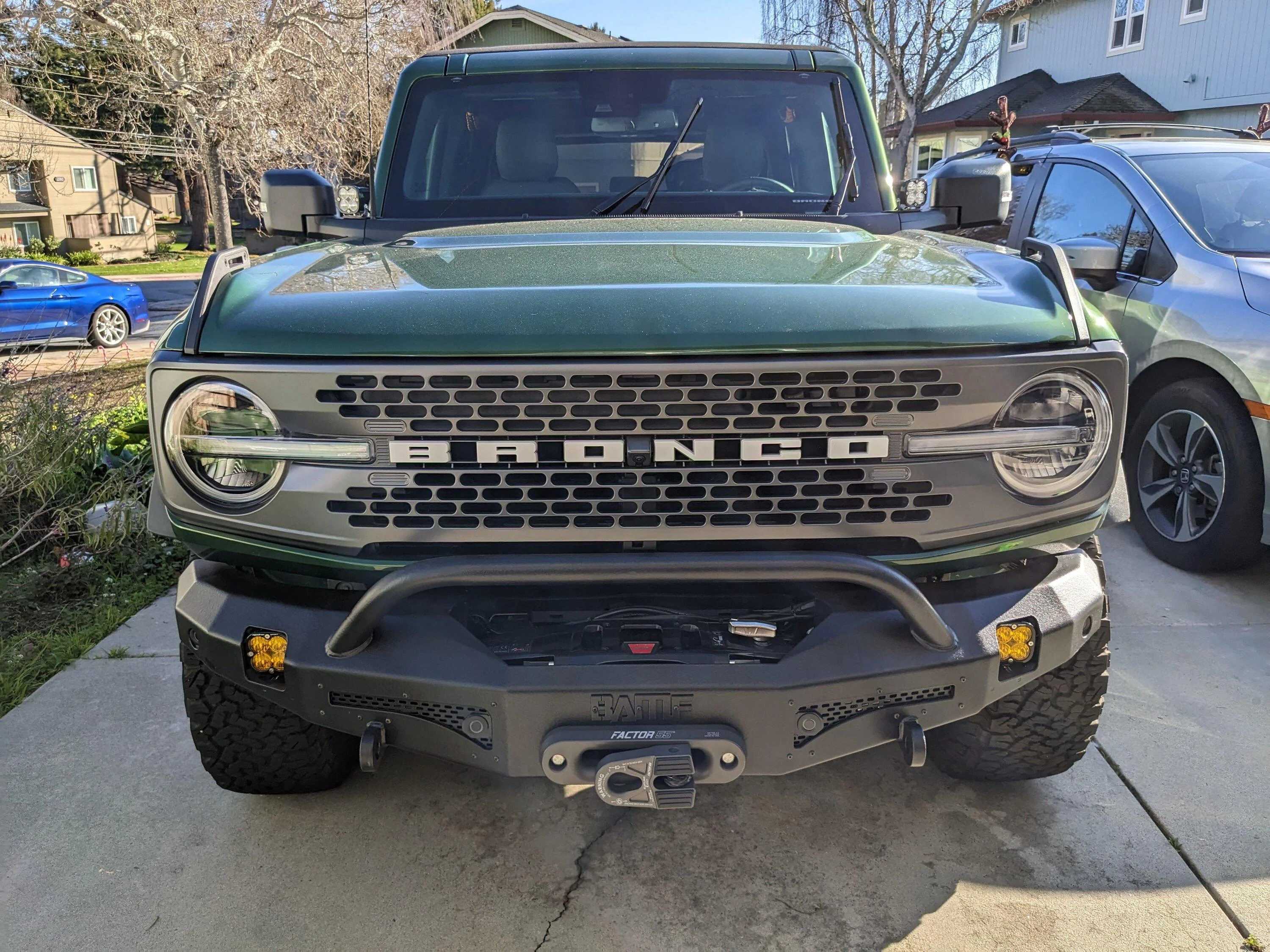 Ford Bronco BAMF Overland front winch bumper PXL_20230101_223135351