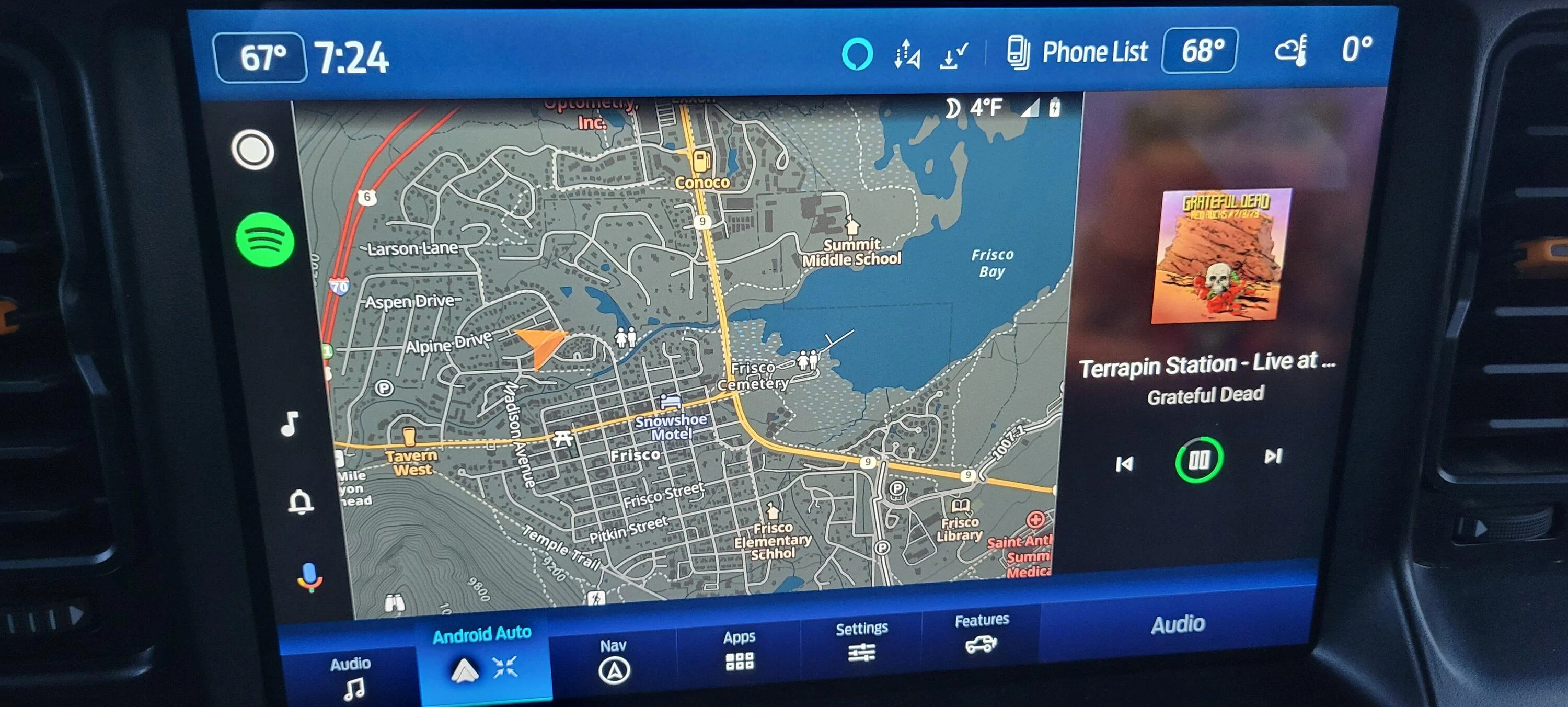 Ford Bronco Android Auto Coolwalk w/ Full Split Screen (Public Stable Release) Now Working in Bronco! 20230108_072439