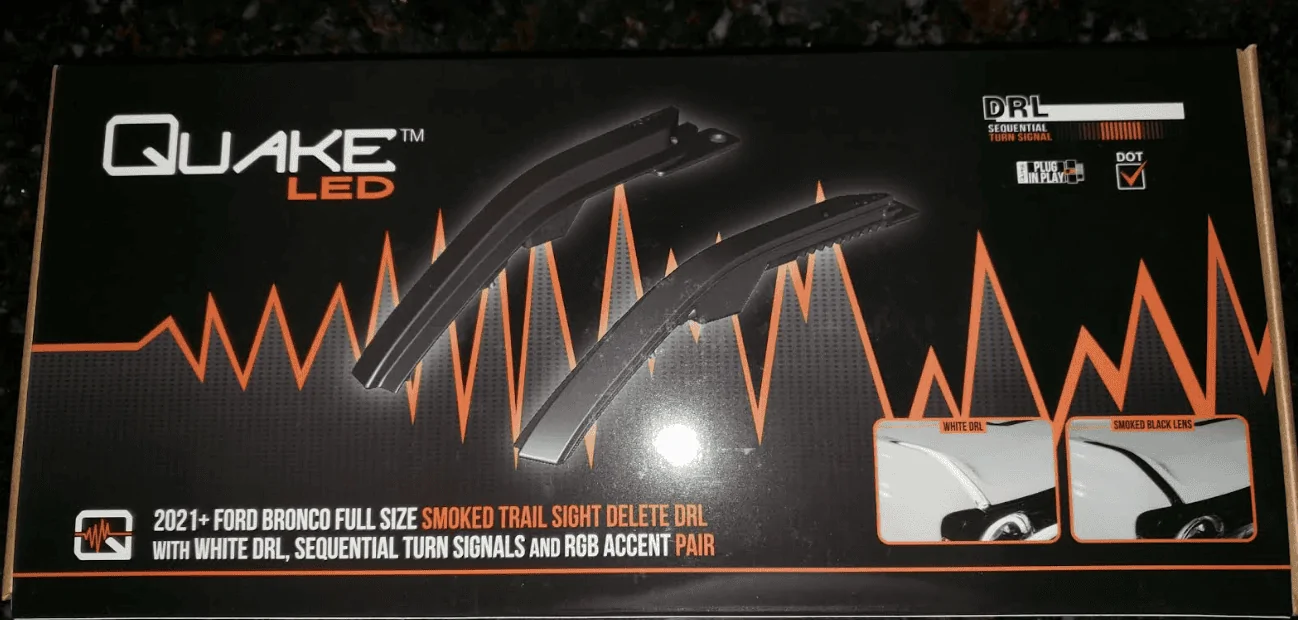 Ford Bronco New unopened Quake LED Trail Sight Delete 30% off 1673193828725